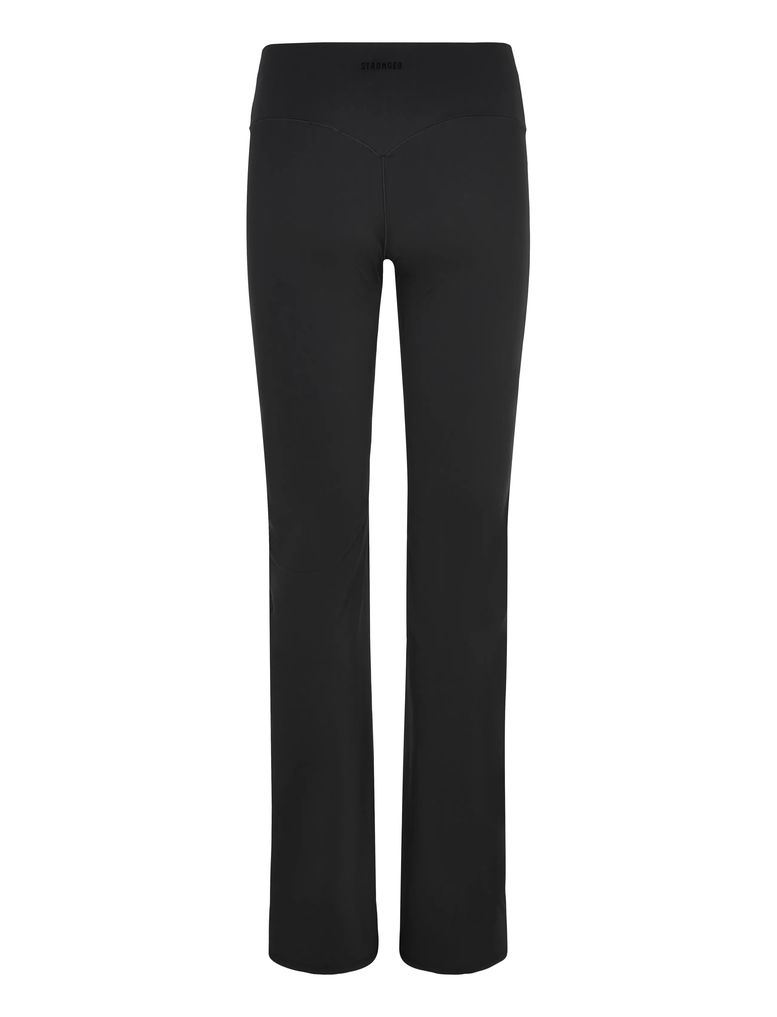 STRONGER - Soft Flared Leggings - volle länge - black - 2