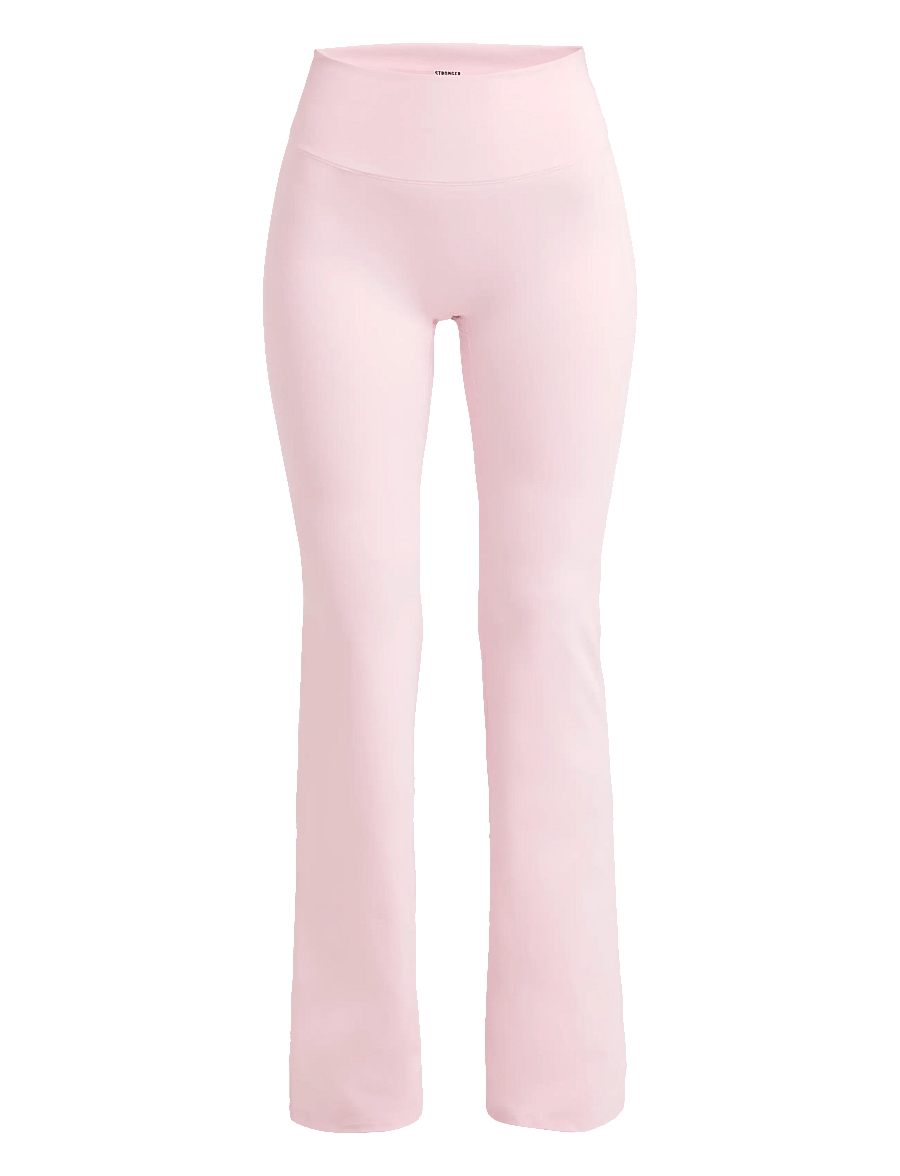STRONGER - Soft Flared Leggings - täispikkus - chalk pink - 1
