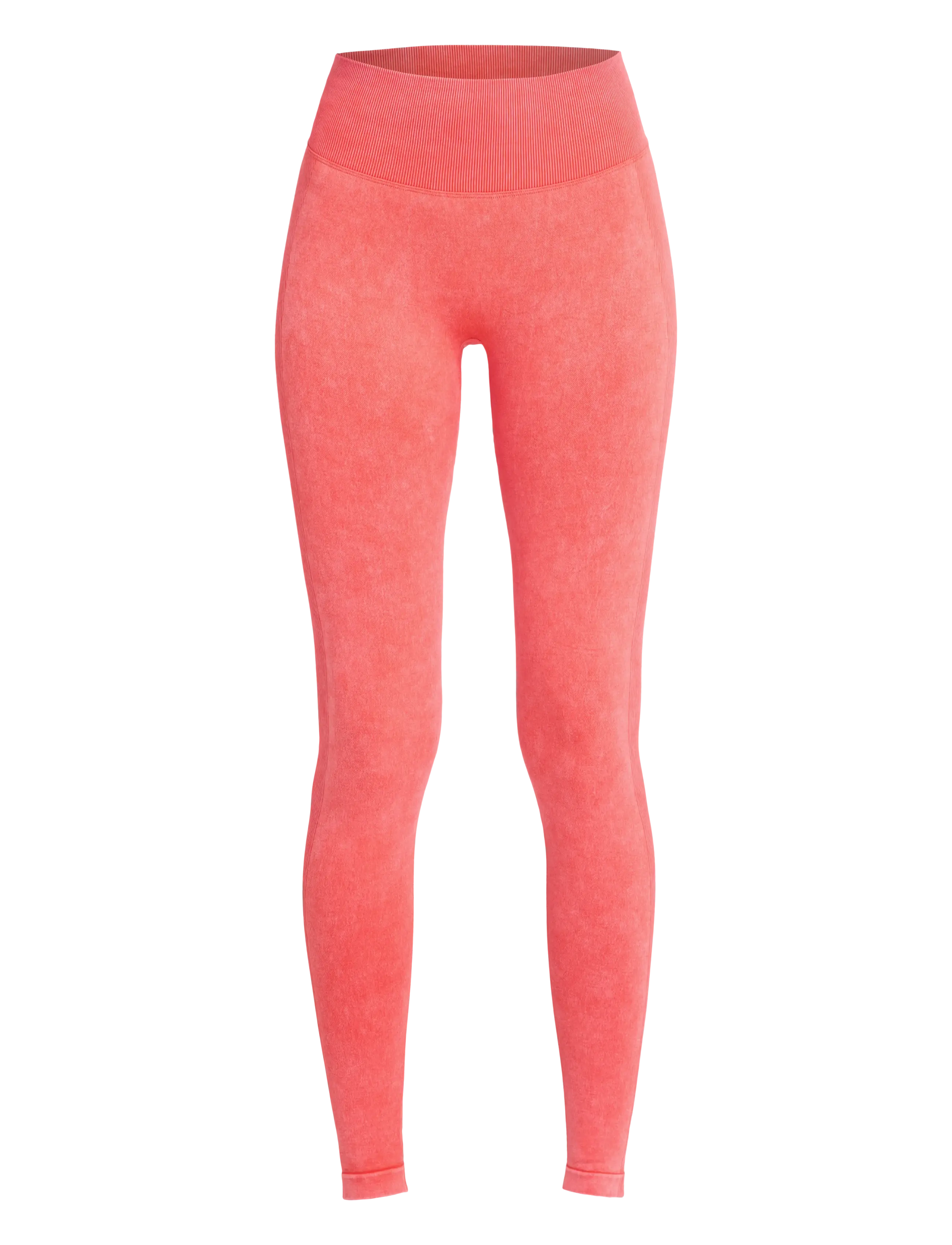 STRONGER Washed Seamless Leggings Coral - XS - Damen