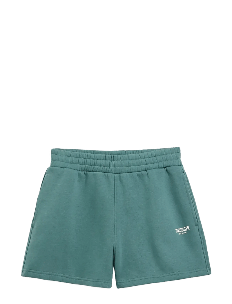 STRONGER - Comfy Sweatshorts - püksid - silver pine - 1