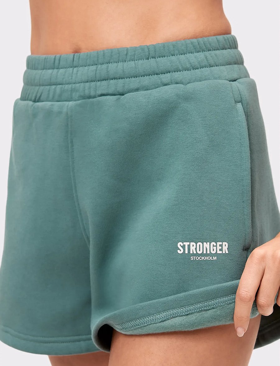 STRONGER - Comfy Sweatshorts - hosen - silver pine - 2