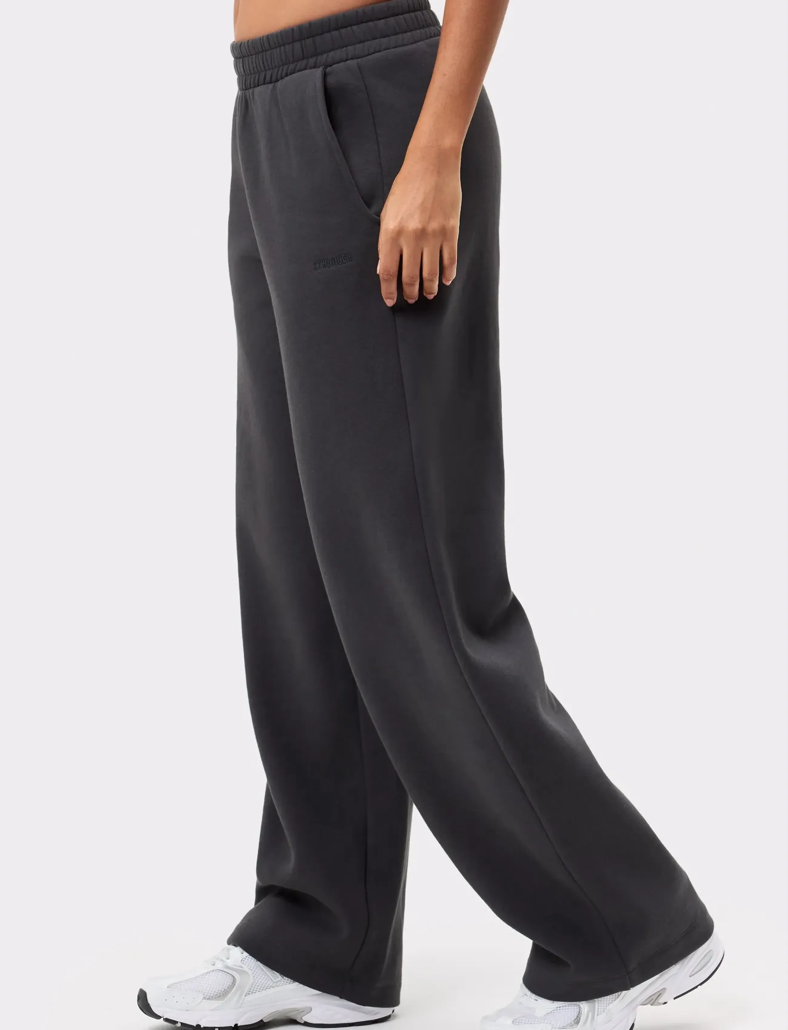 STRONGER Relaxed Sweatpants, XL, Grey, Sport Pants > Sport Sweatpants, Dame