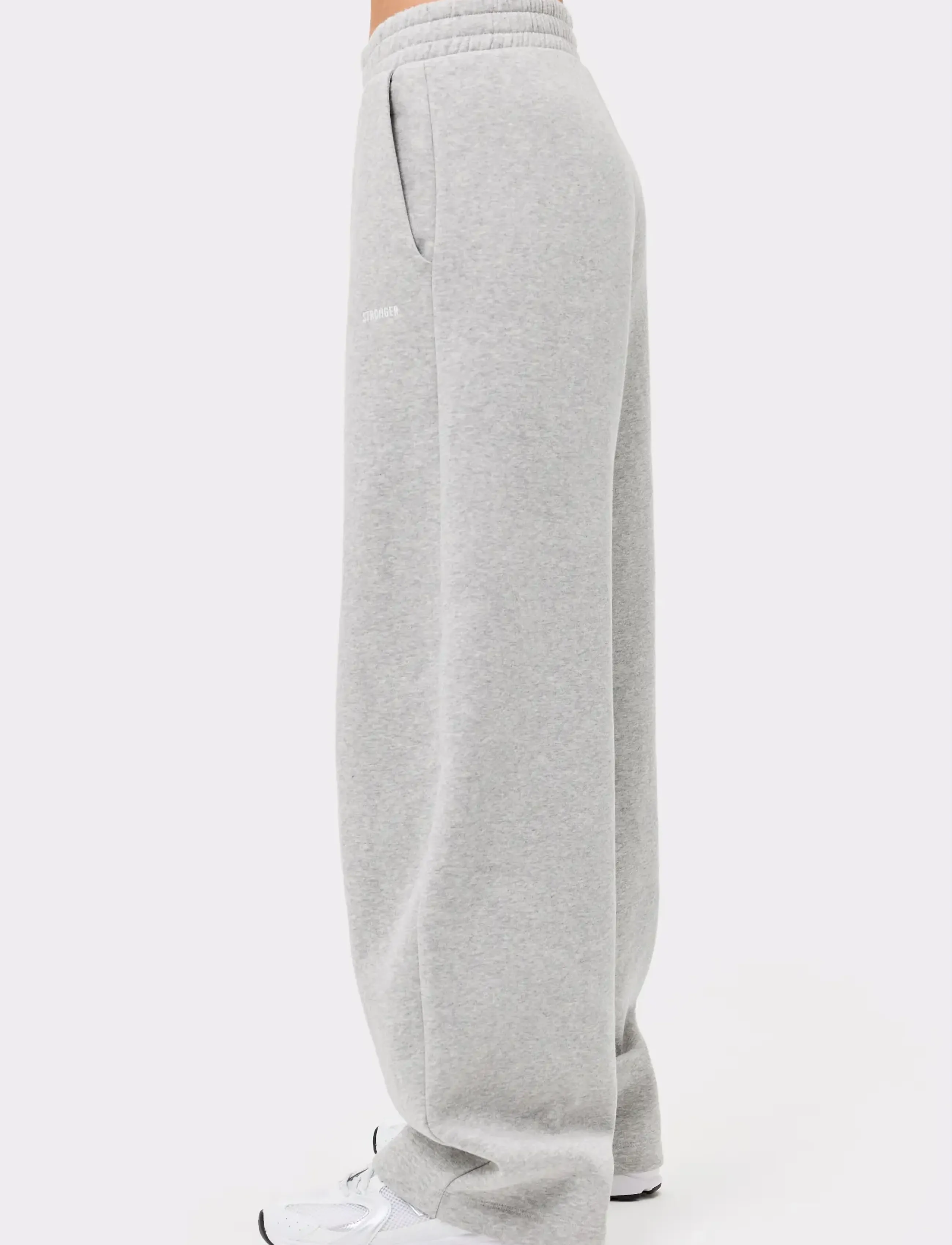 STRONGER Relaxed Sweatpants - Träningsbyxor - GREY MELANGE / grey