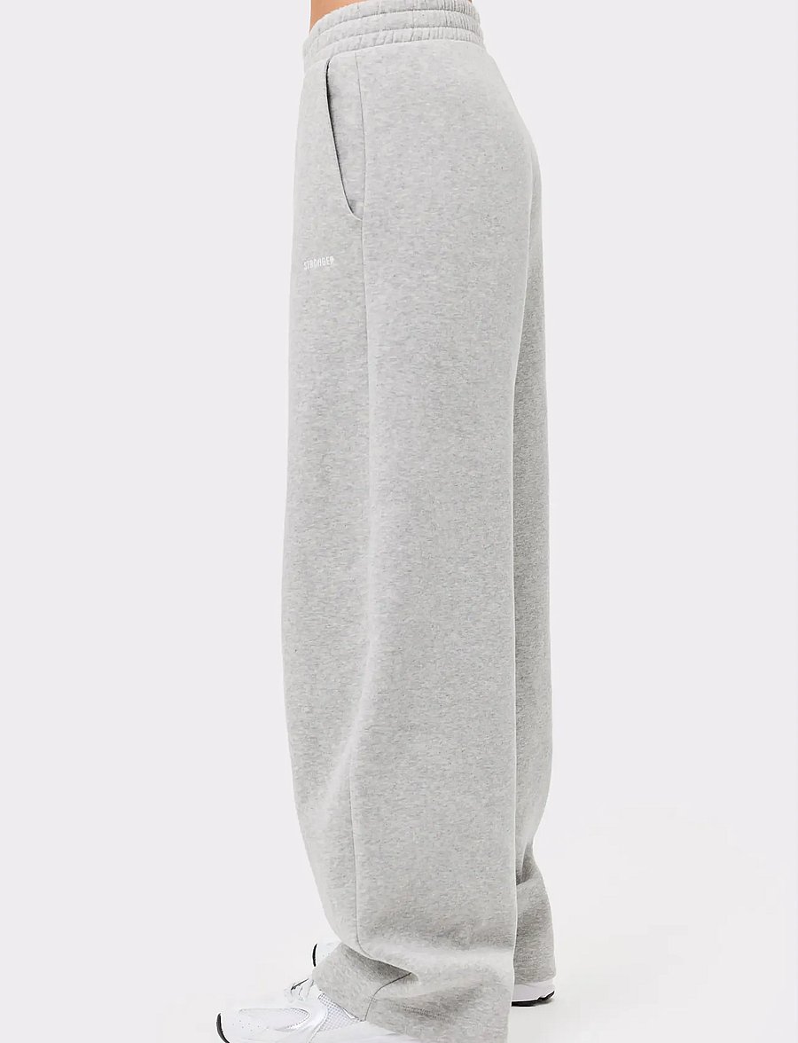 STRONGER - Relaxed Sweatpants - träningsbyxor - grey melange - 0