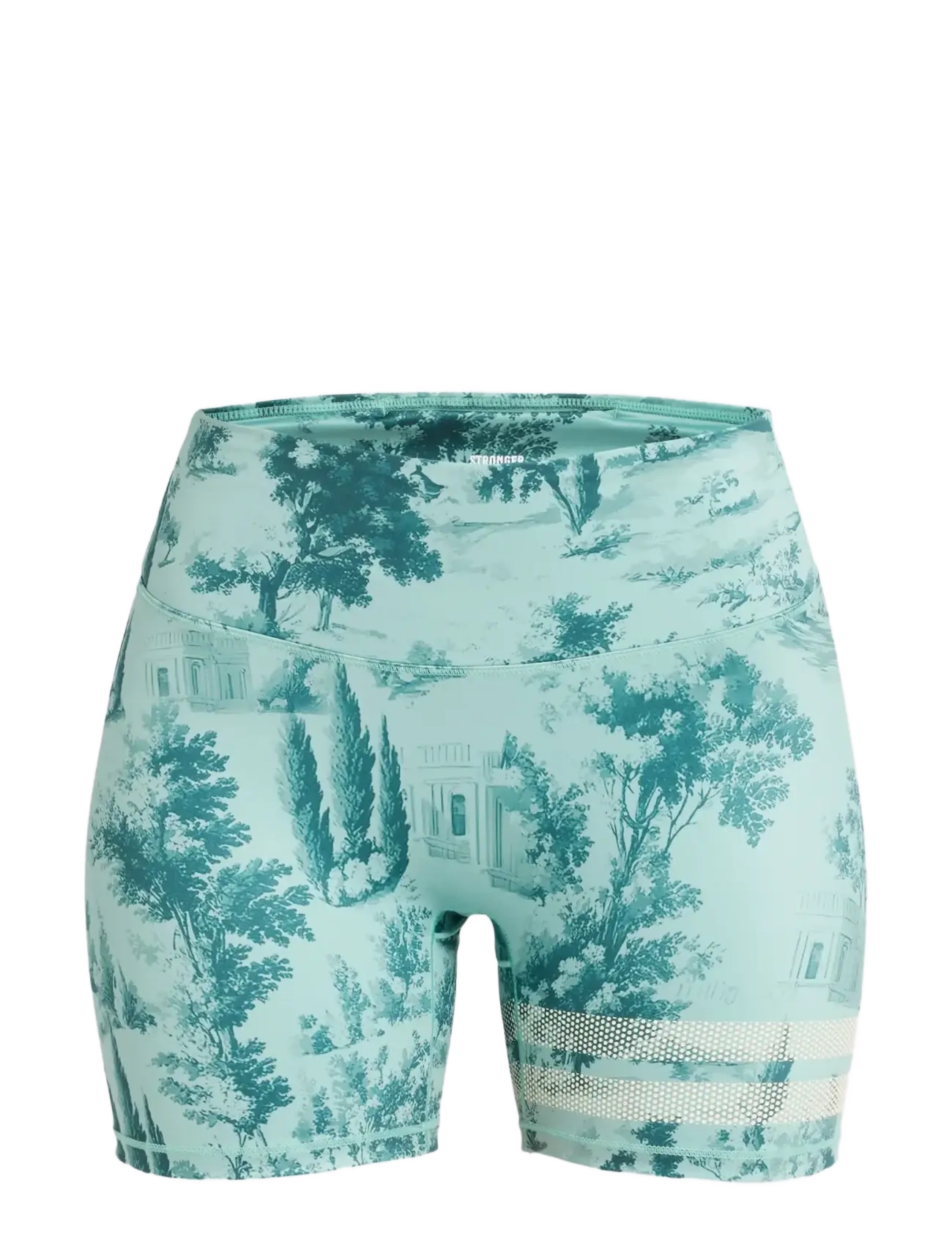 STRONGER The Printed One Shorts - Cycling Shorts - TOILE DI ROMA / blue