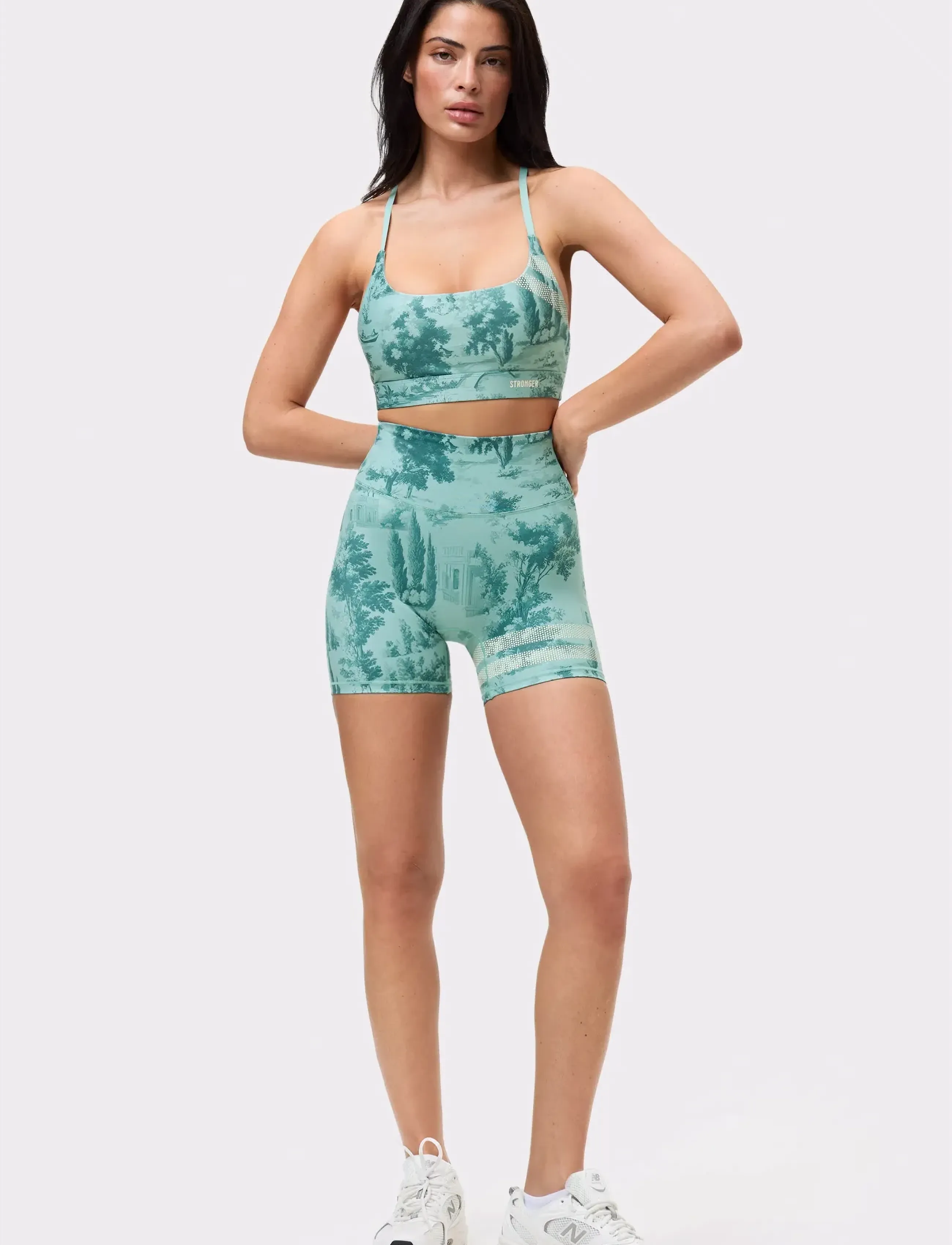 STRONGER The Printed One Shorts - STRONGER - TOILE DI ROMA / blue