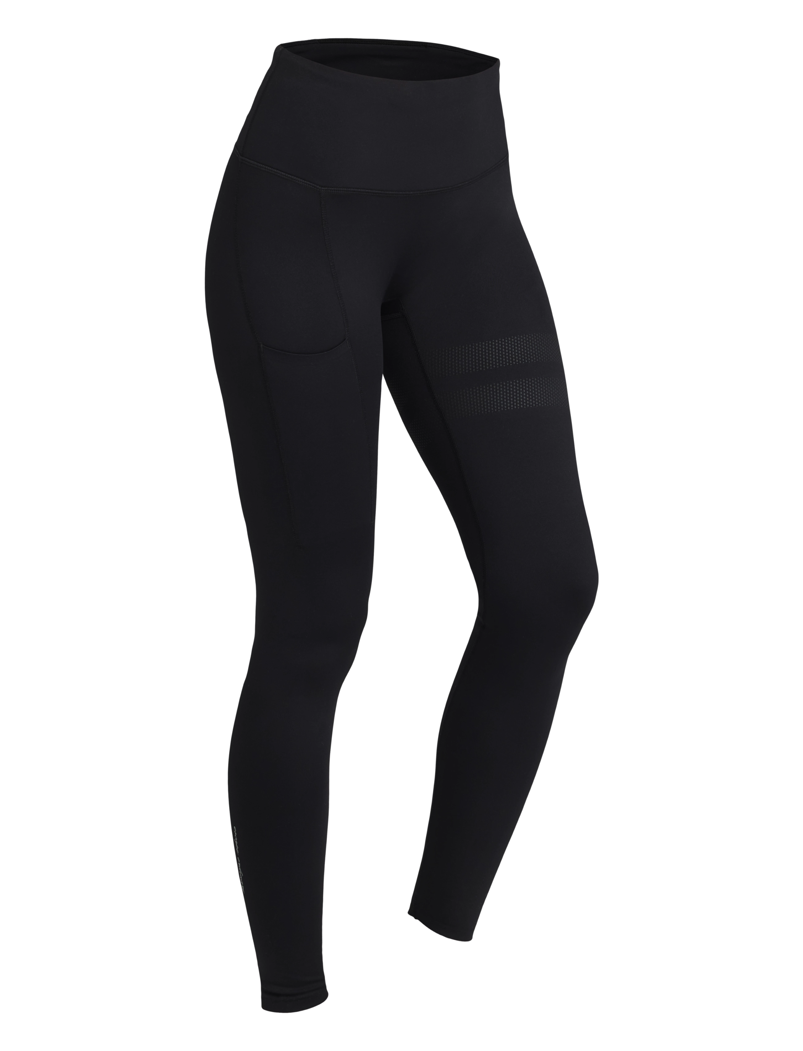 STRONGER - Signature Running Pocket Leggings - træningstights - black - 2
