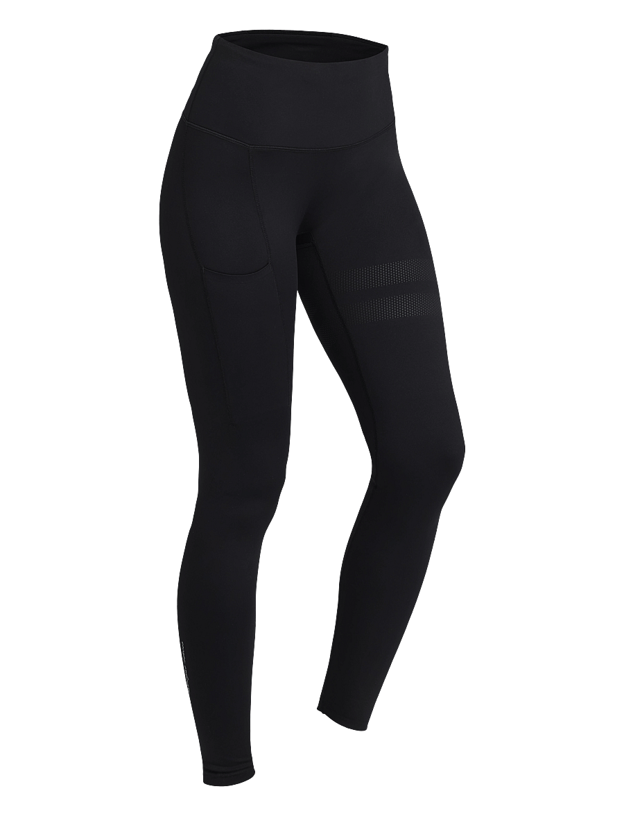 STRONGER - Signature Running Pocket Leggings - træningstights - black - 2