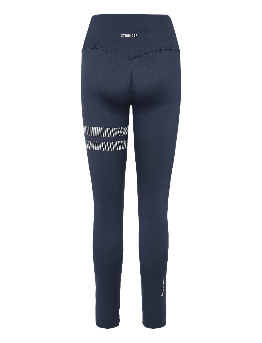 STRONGER - Signature Running Pocket Leggings - training tights - navy blazer - 2