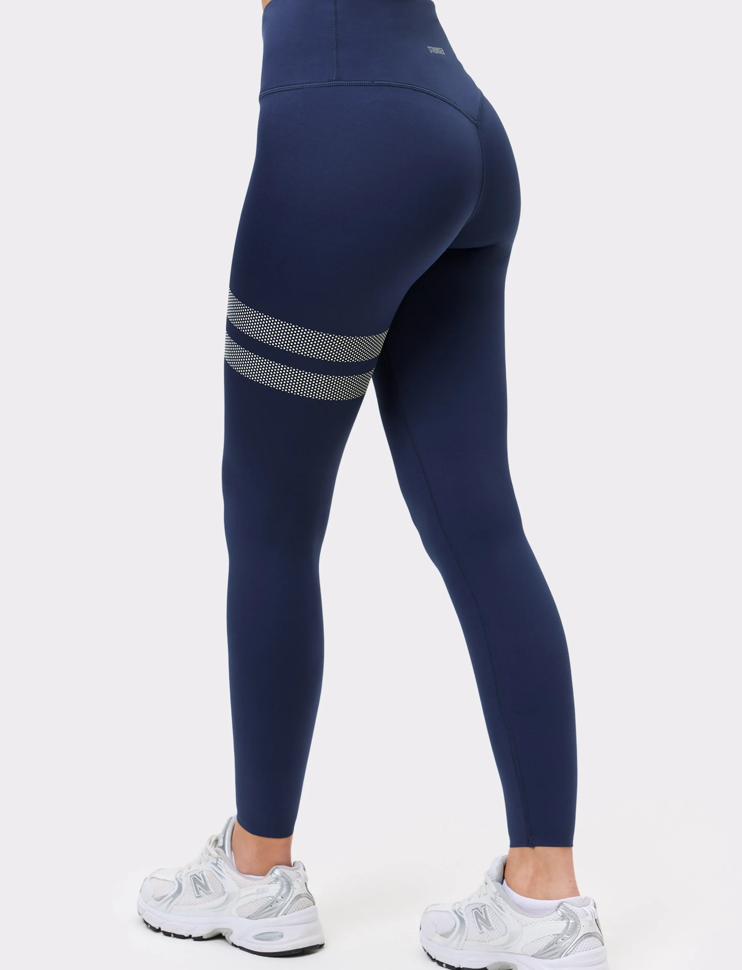 STRONGER - Signature Running Pocket Leggings - training tights - navy blazer - 2