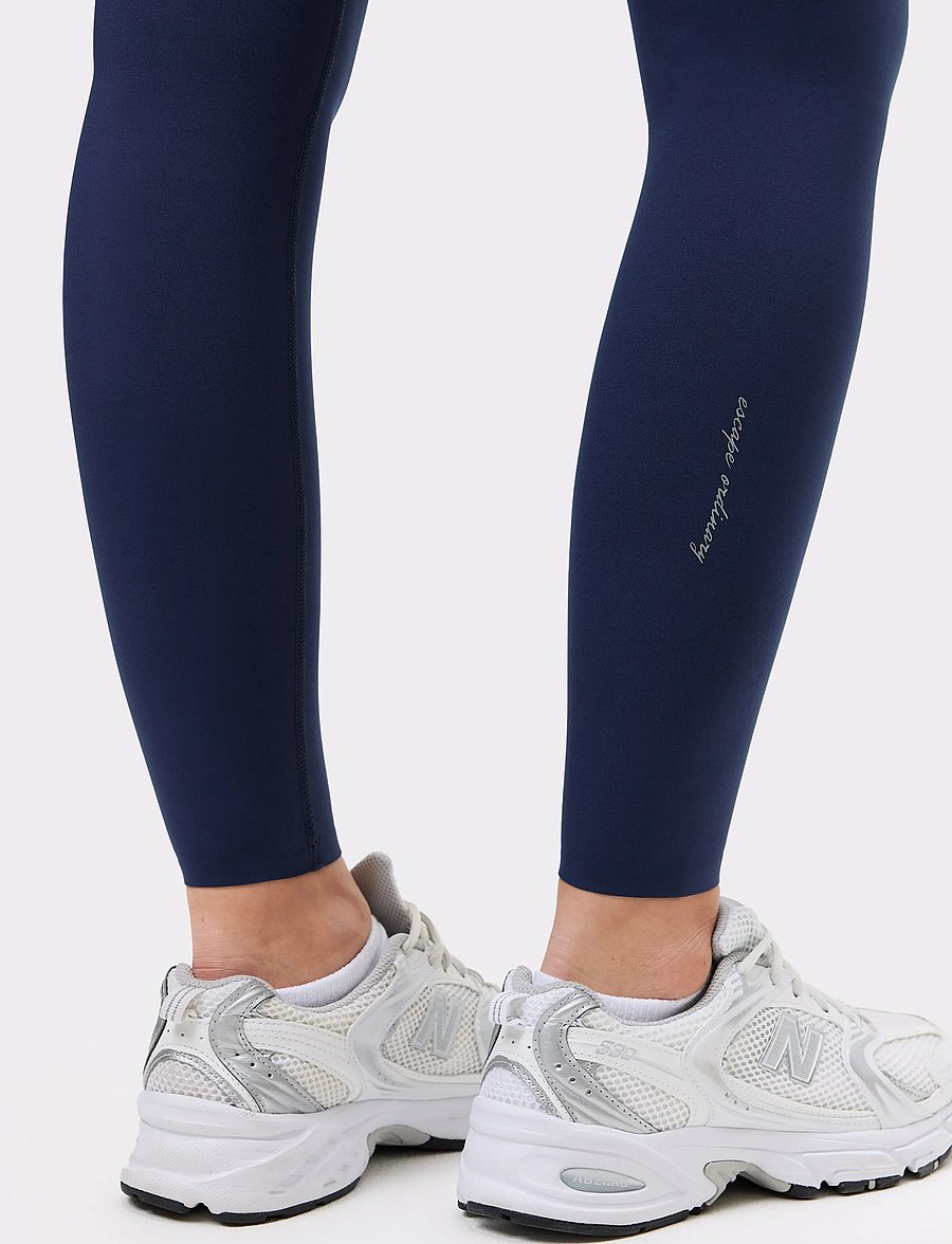 STRONGER - Signature Running Pocket Leggings - training tights - navy blazer - 4