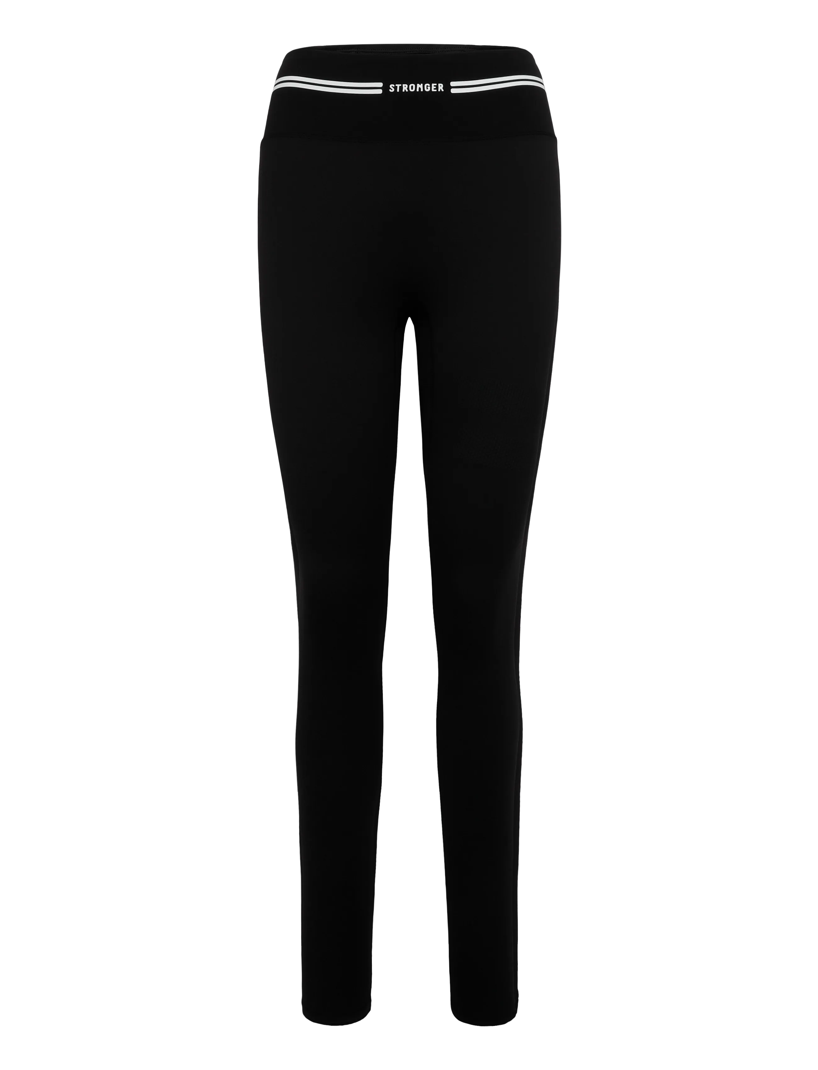 STRONGER Signature Logo Leggings - Tøj - BLACK / black