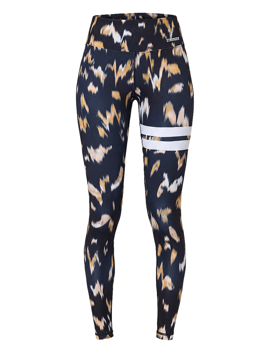 STRONGER - Explore Printed Leggings - training tights - savannah print - 1