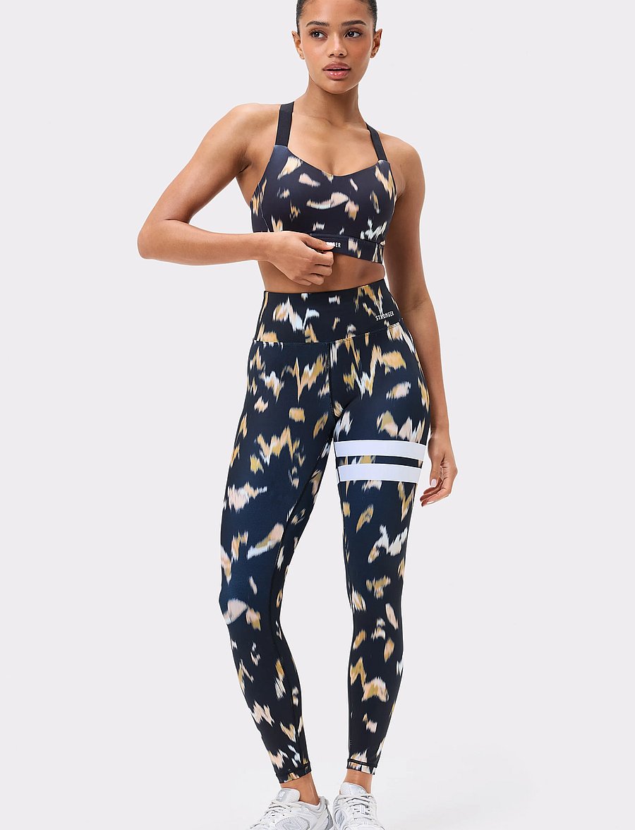 STRONGER - Explore Printed Leggings - training tights - savannah print - 0