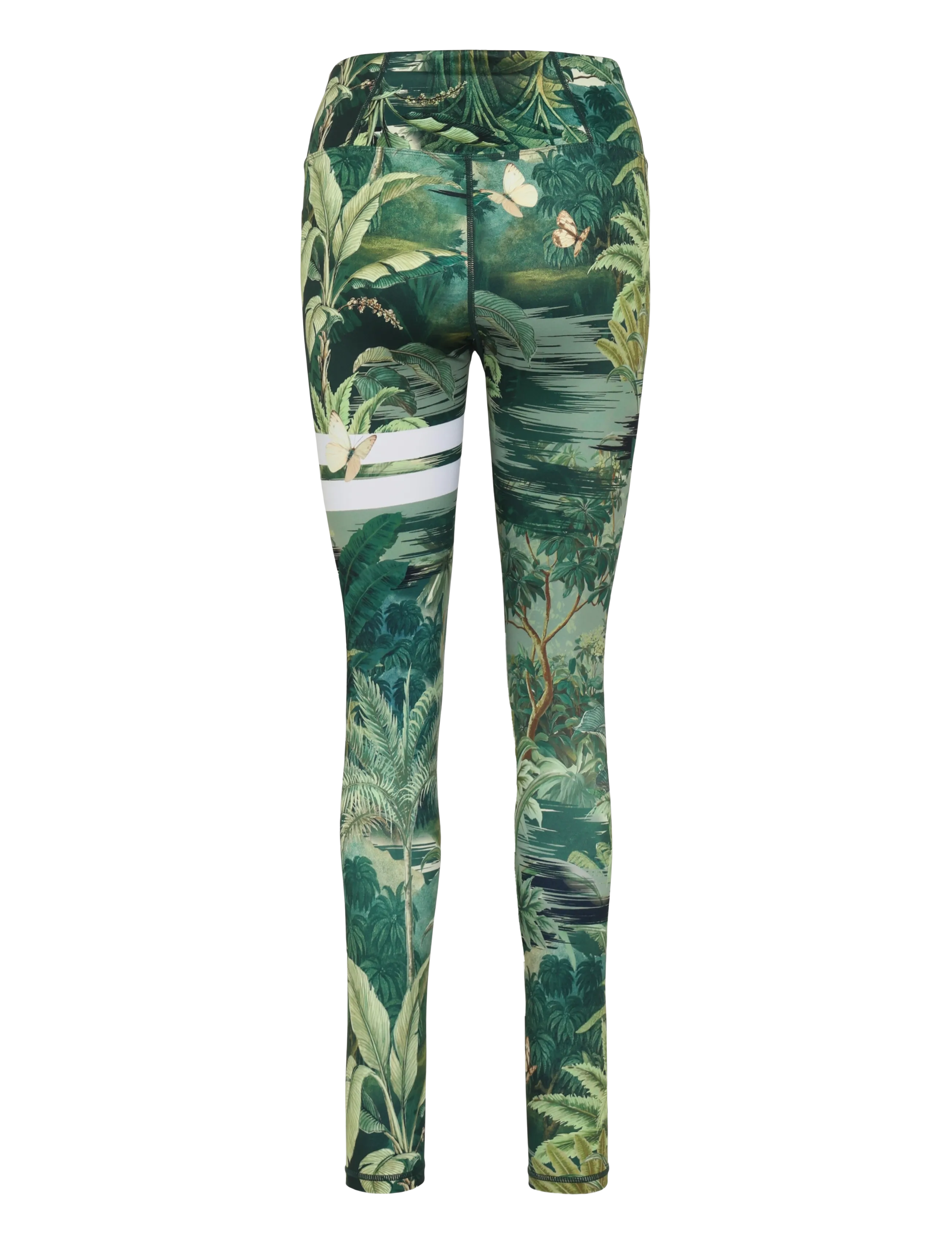 STRONGER - Explore Printed Leggings - trainingstights - tropical leaves print - 1