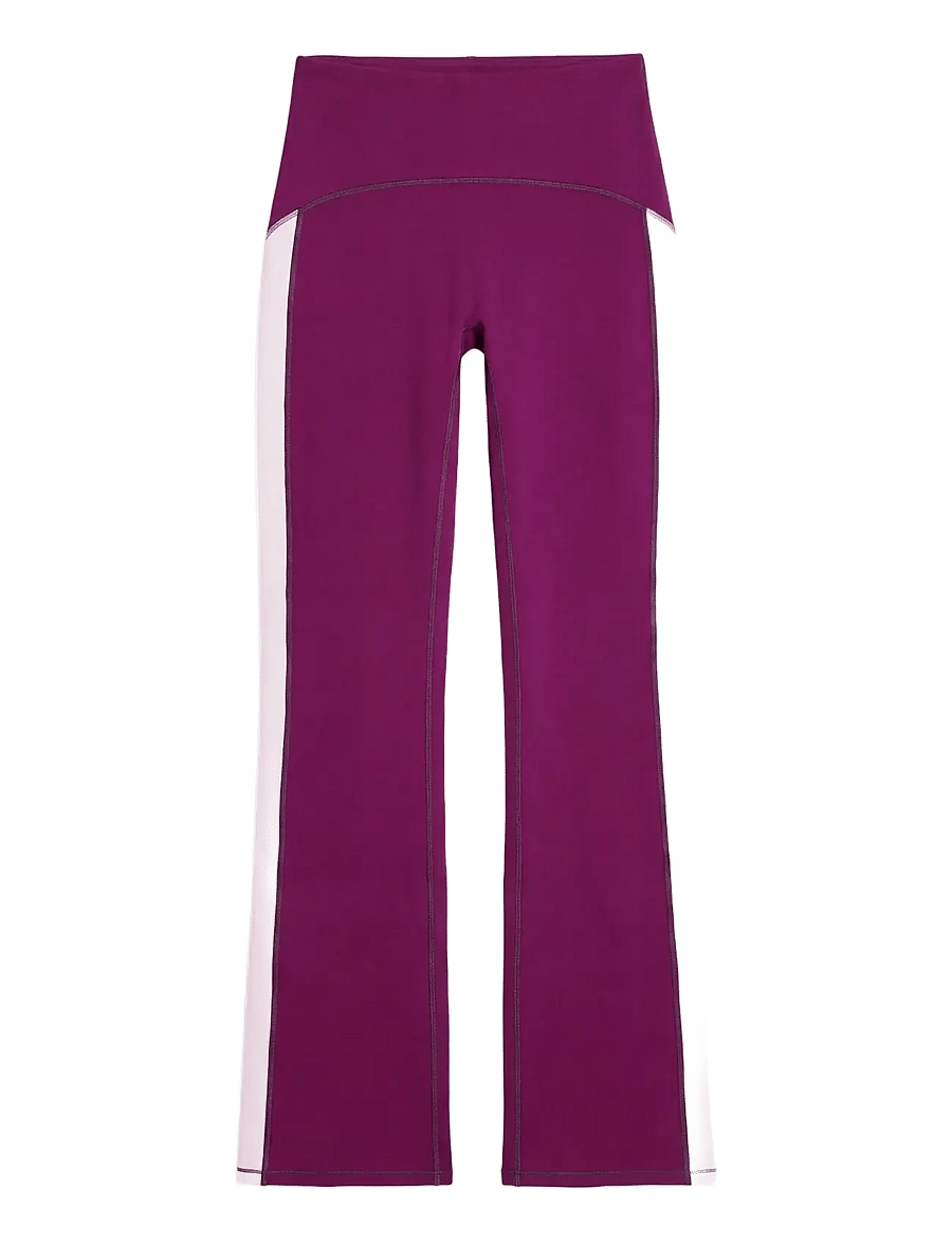 STRONGER - Thermal Bootcut Pants - joggingbukser - aubergine purple - 1