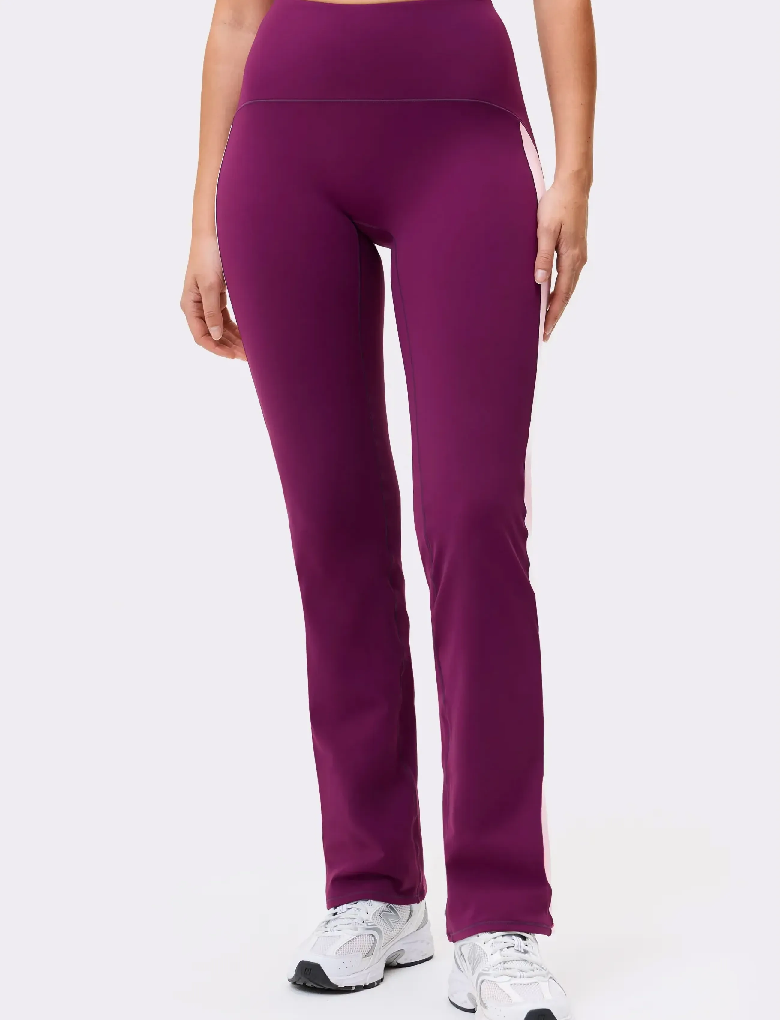 STRONGER - Thermal Bootcut Pants - joggingbukser - aubergine purple - 0