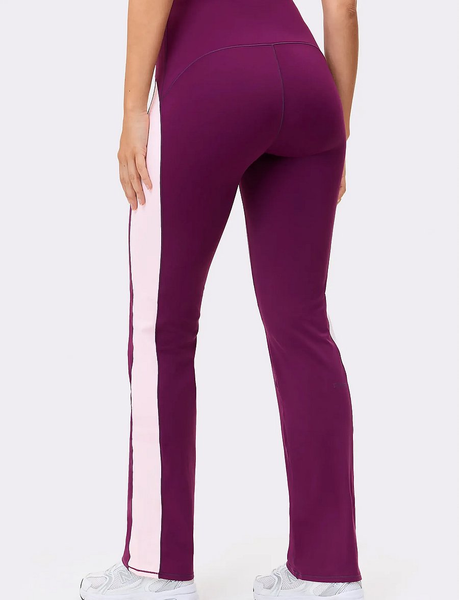 STRONGER - Thermal Bootcut Pants - joggingbukser - aubergine purple - 2