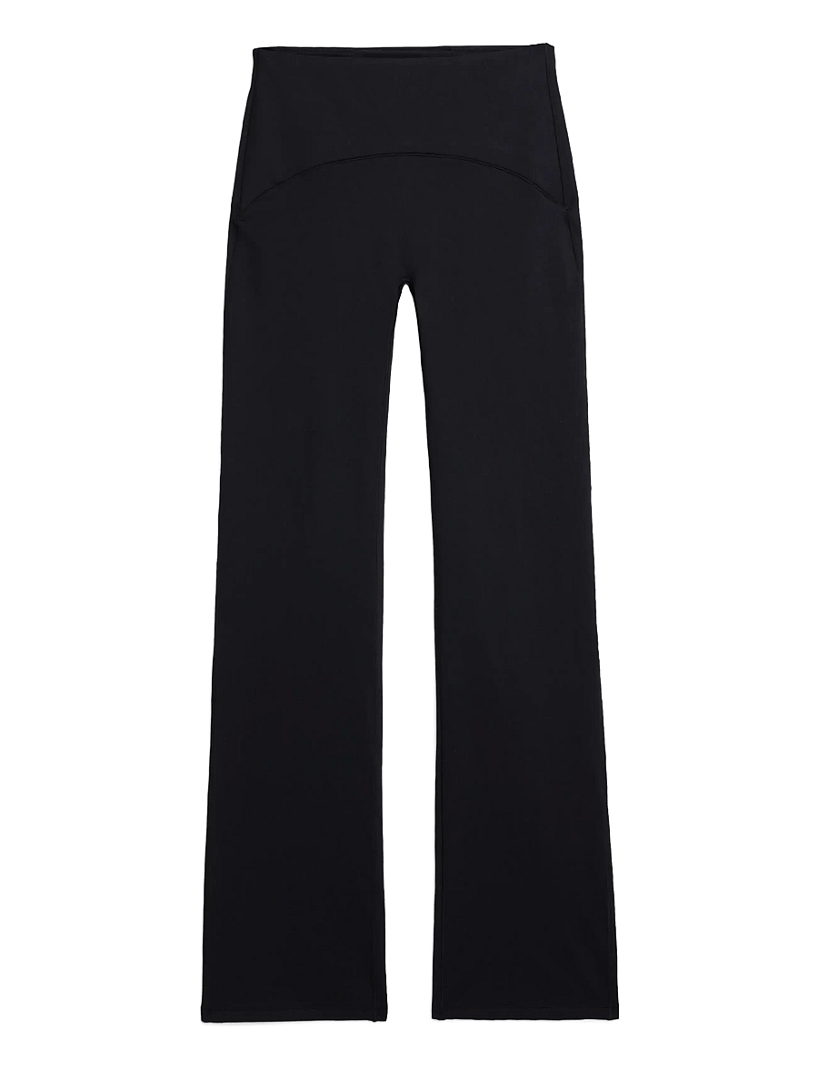 STRONGER - Thermal Bootcut Pants - joggingbukser - black - 1