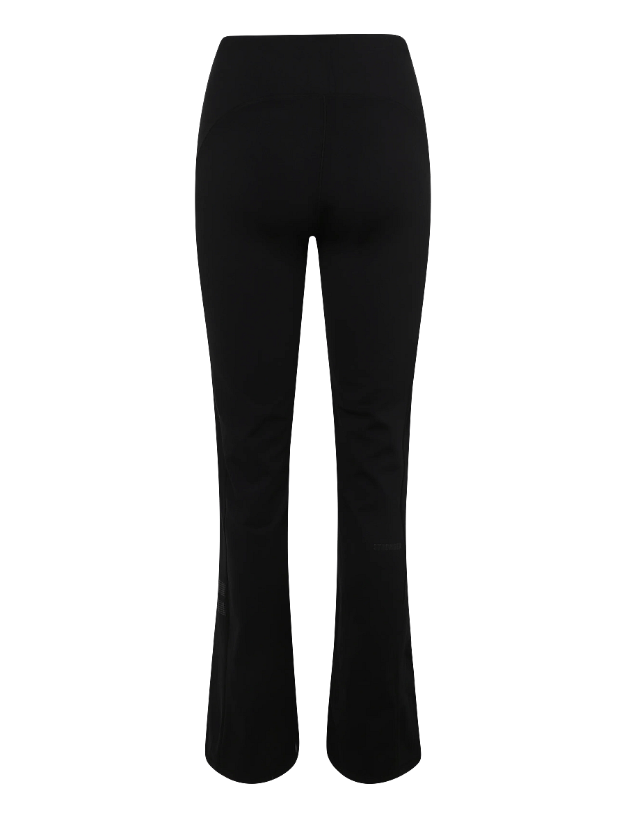 STRONGER - Thermal Bootcut Pants - training pants - black - 2