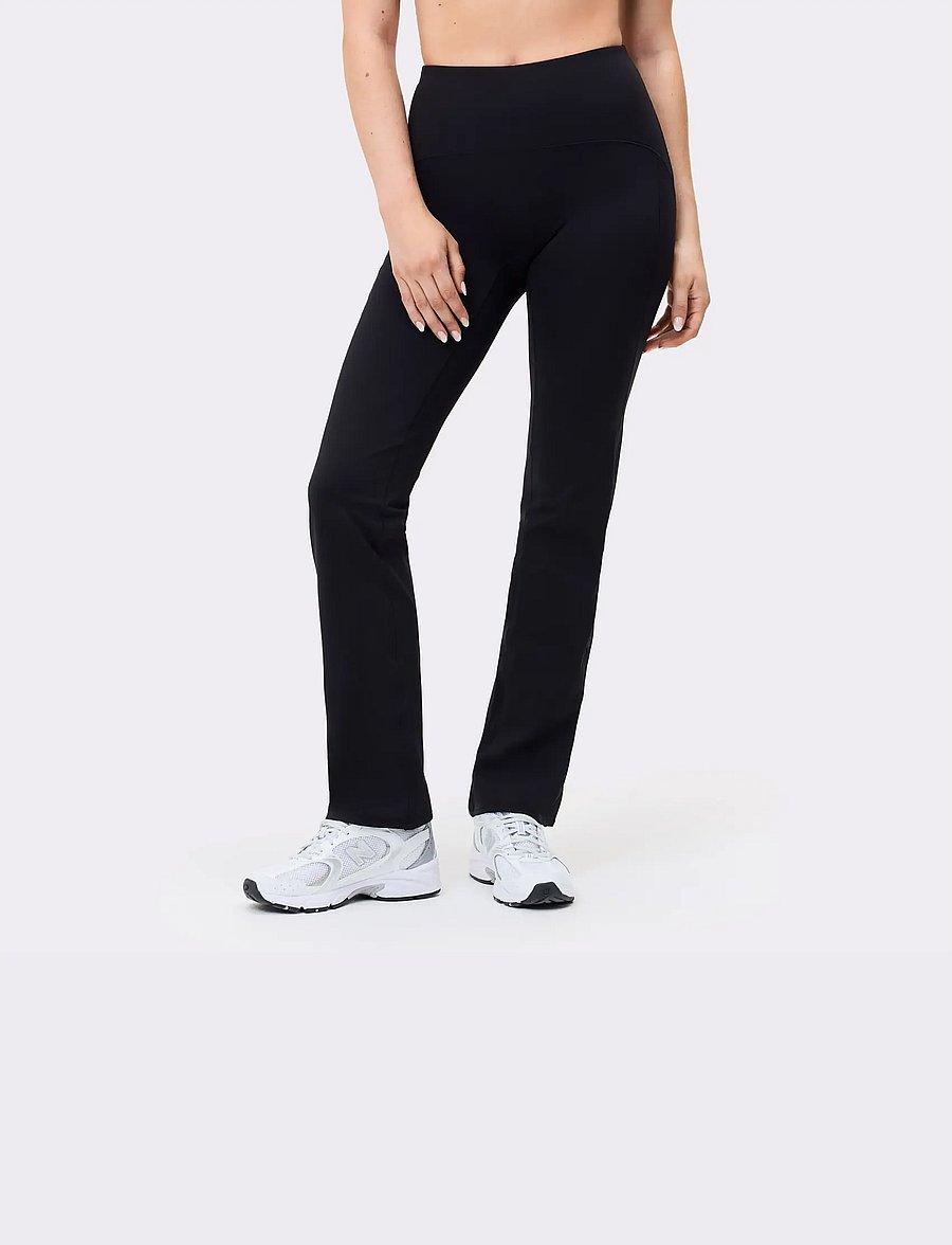 STRONGER - Thermal Bootcut Pants - joggingbukser - black - 2