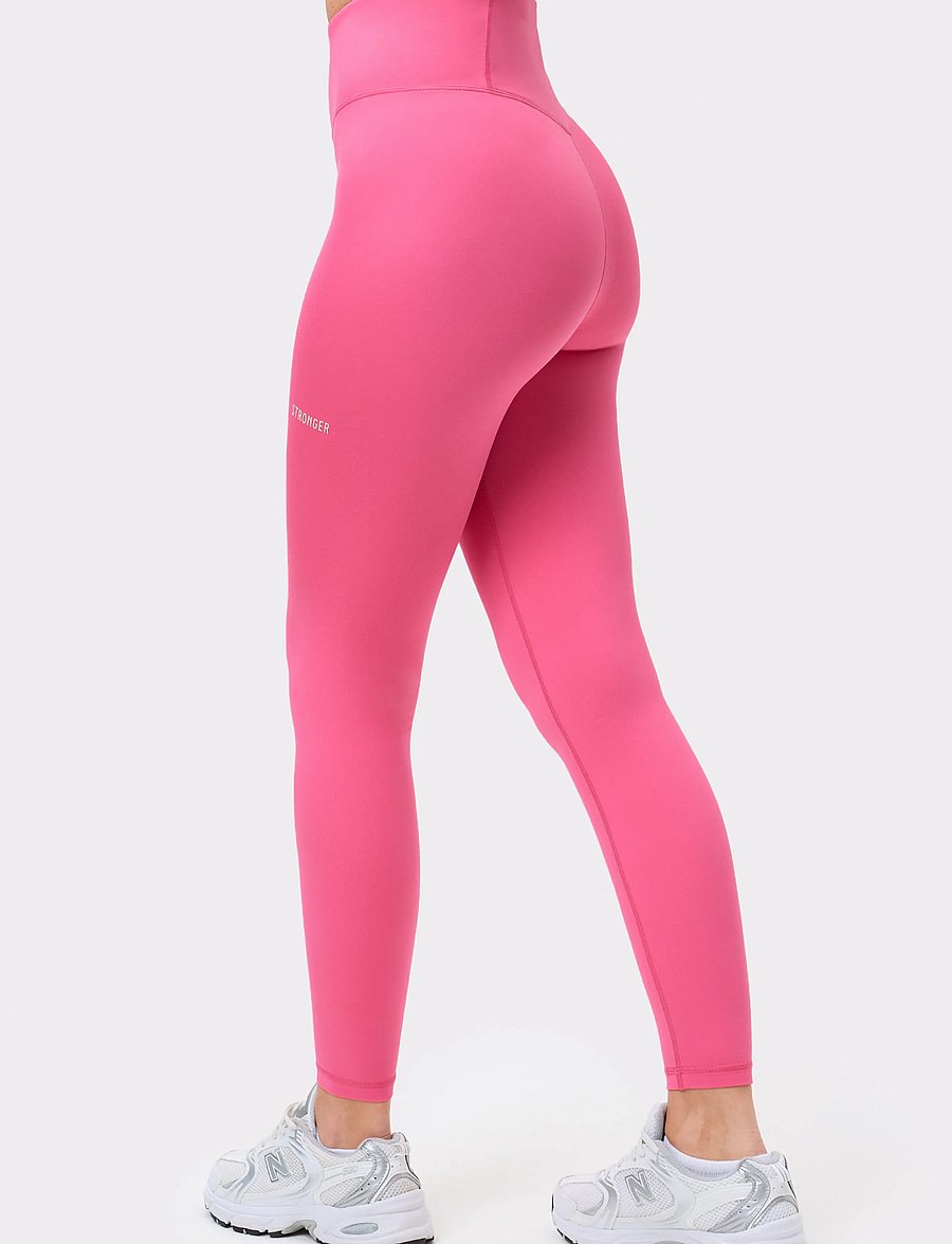 STRONGER - Wonder Leggings - training tights - fandango pink - 4