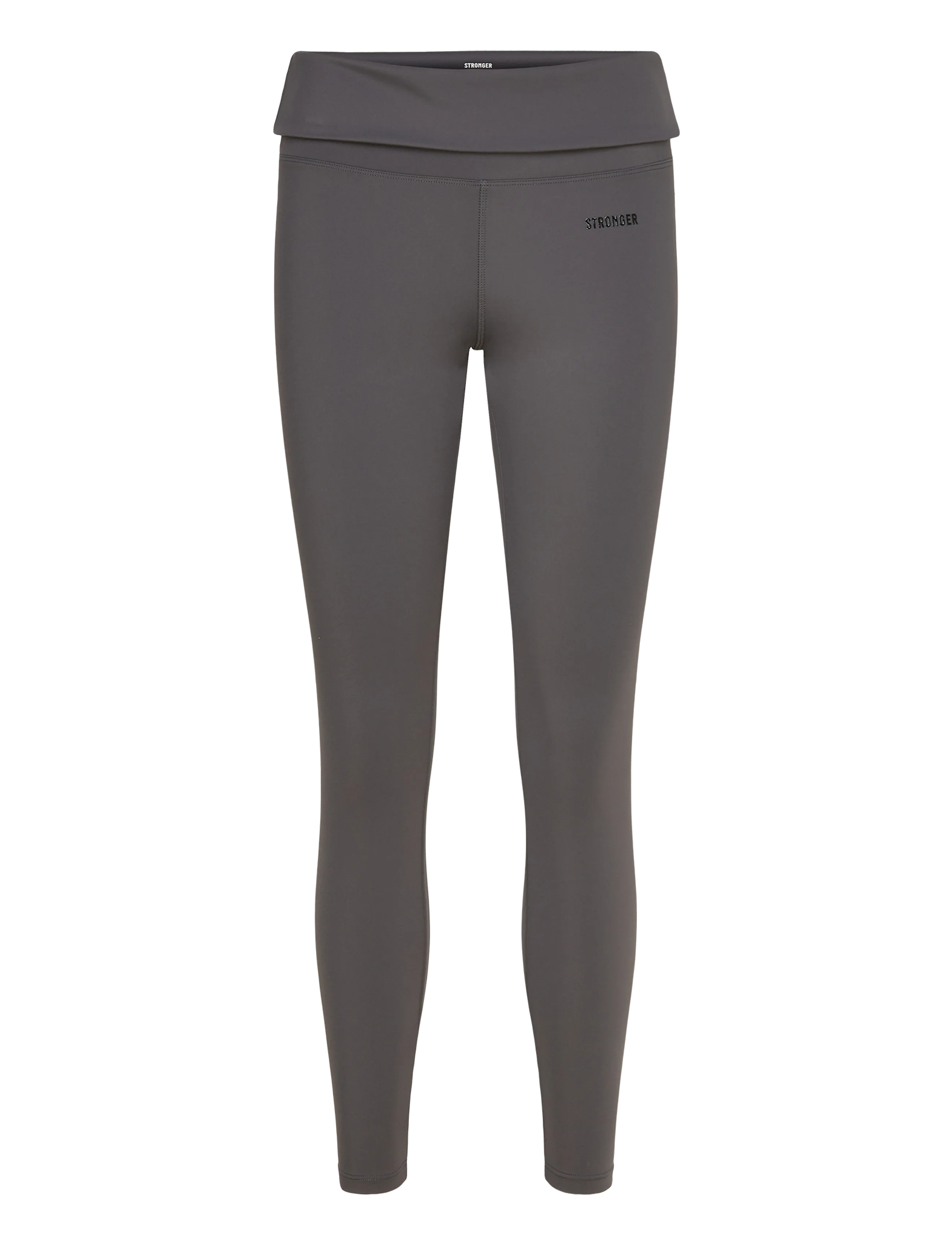 STRONGER Soft Fold Over Leggings - Leggings & Tights - BLACK OYSTER / black
