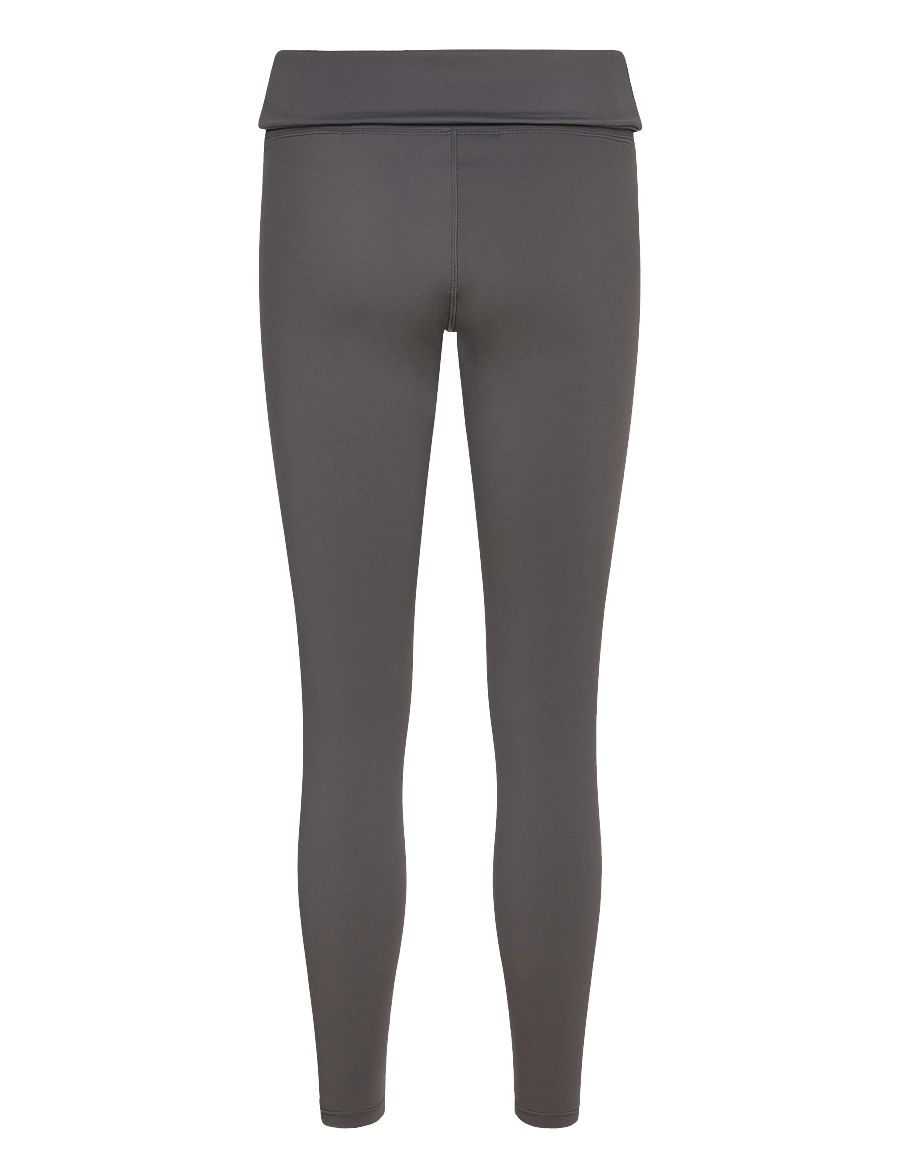 STRONGER - Soft Fold Over Leggings - volle länge - black oyster - 1