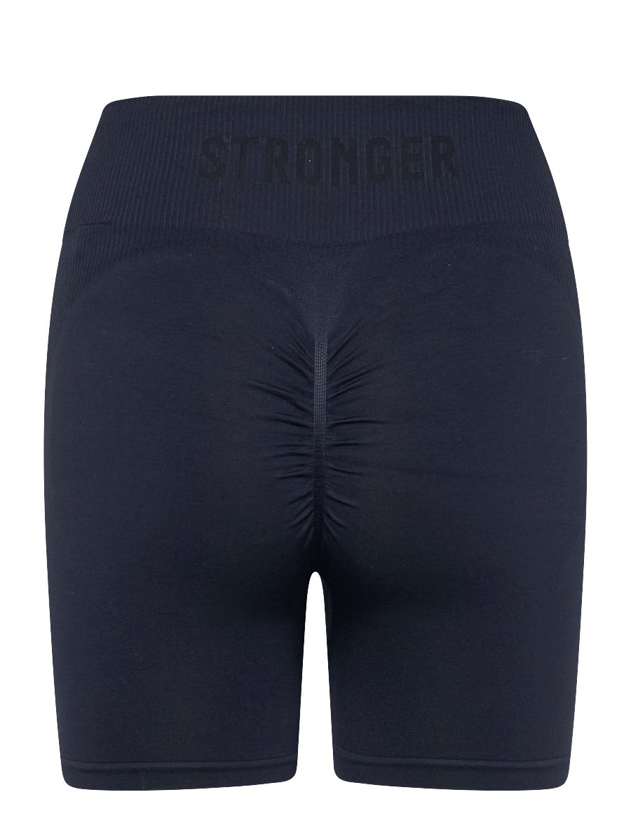 STRONGER - Seamless Lite scrunch hot pants - lühikesed püksid - navy blazer - 1