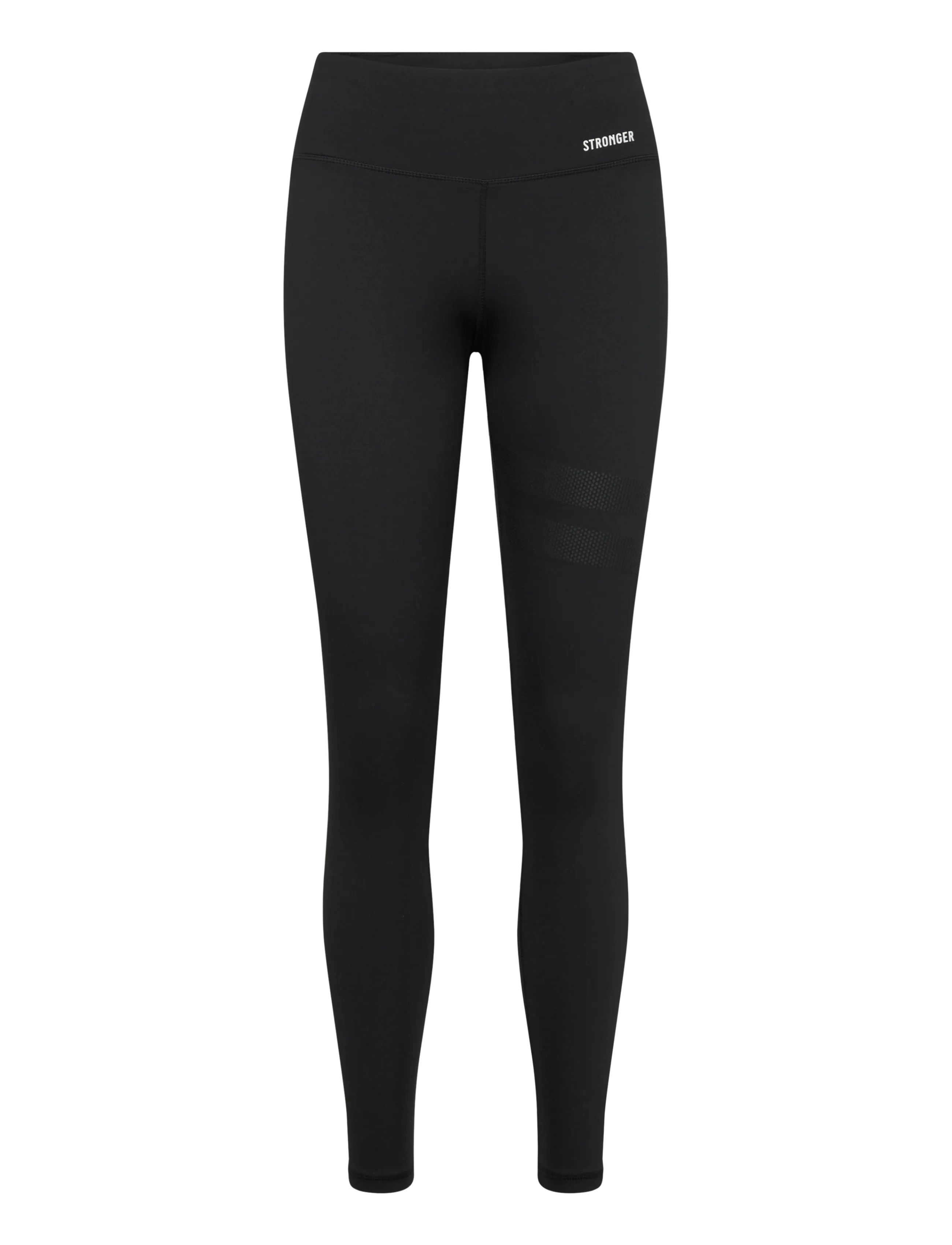 STRONGER Signature Contouring Leggings - Leggings & Tights - BLACK / black