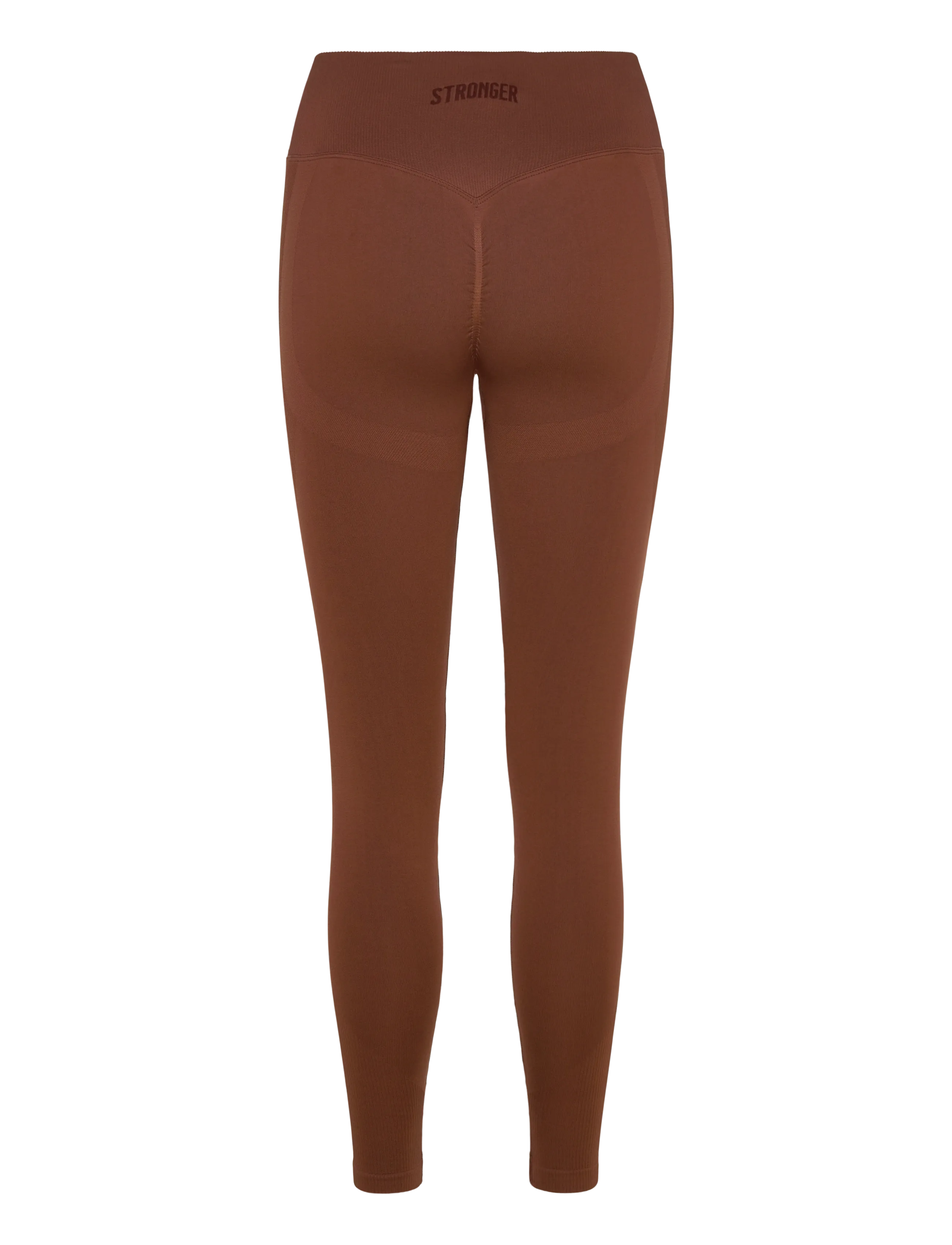 STRONGER - Seamless Contour Scrunch Leggings - training tights - cappuccino - 1