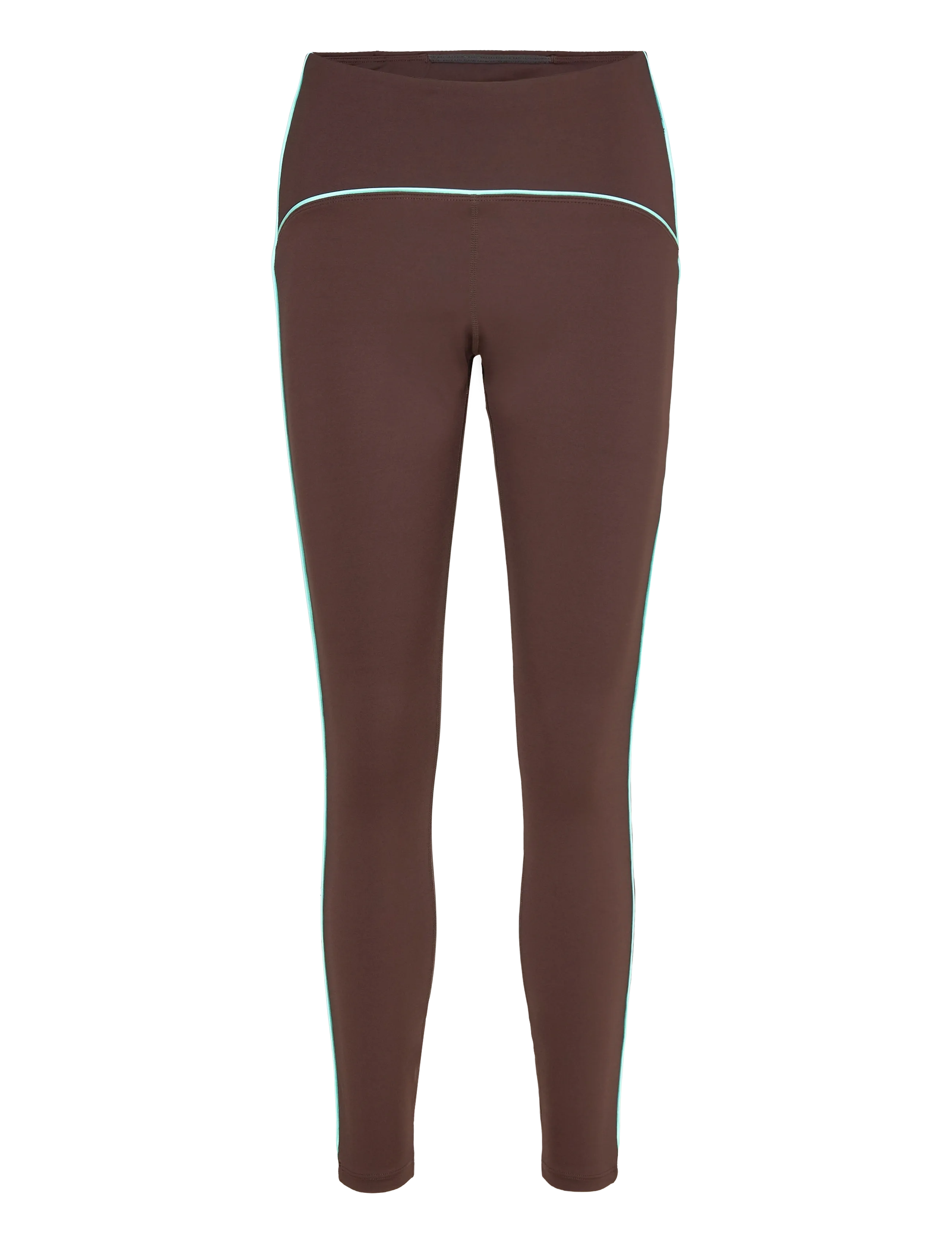 STRONGER Piping Leggings Braun - S - Damen