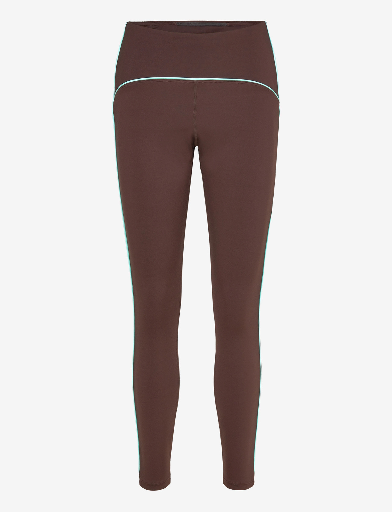 STRONGER - Piping Leggings - długie - black coffee - 0