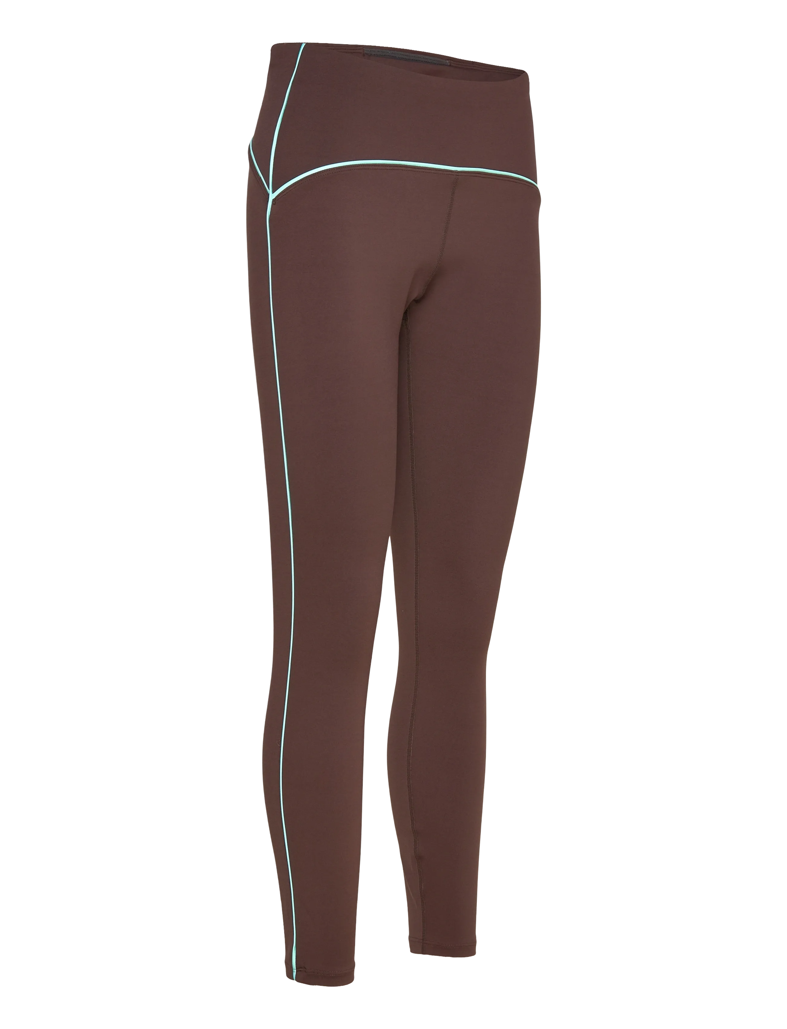 STRONGER - Piping Leggings - täyspitkä - black coffee - 2