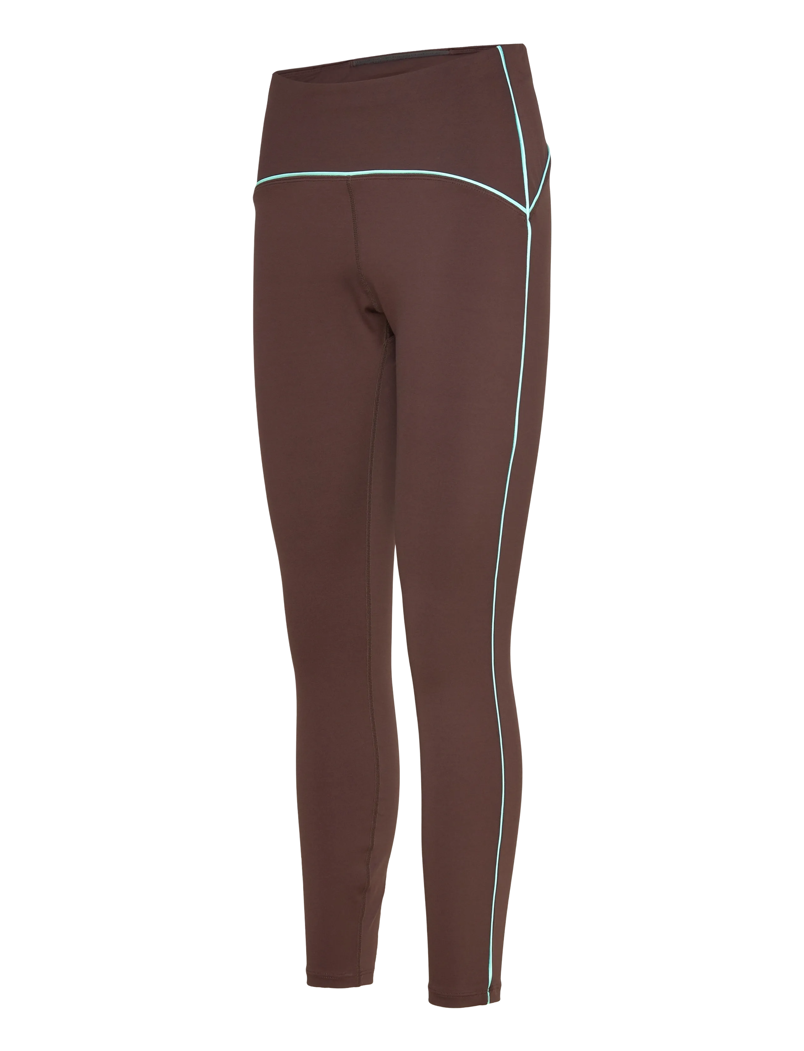 STRONGER - Piping Leggings - täyspitkä - black coffee - 3