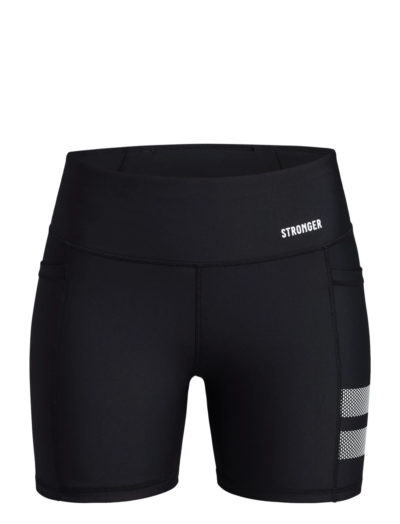STRONGER Signature Pocket Contouring Shorts - Lühikesed jalgrattapüksid - BLACK / black