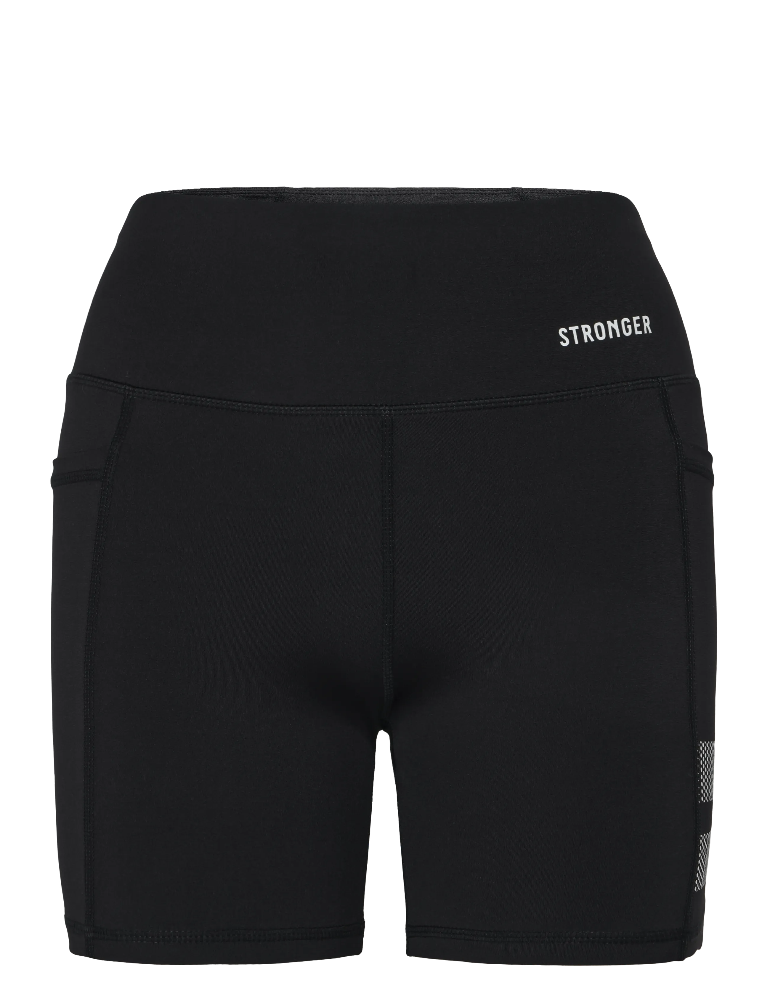 STRONGER Signature Pocket Contouring Shorts - Shorts - BLACK / black