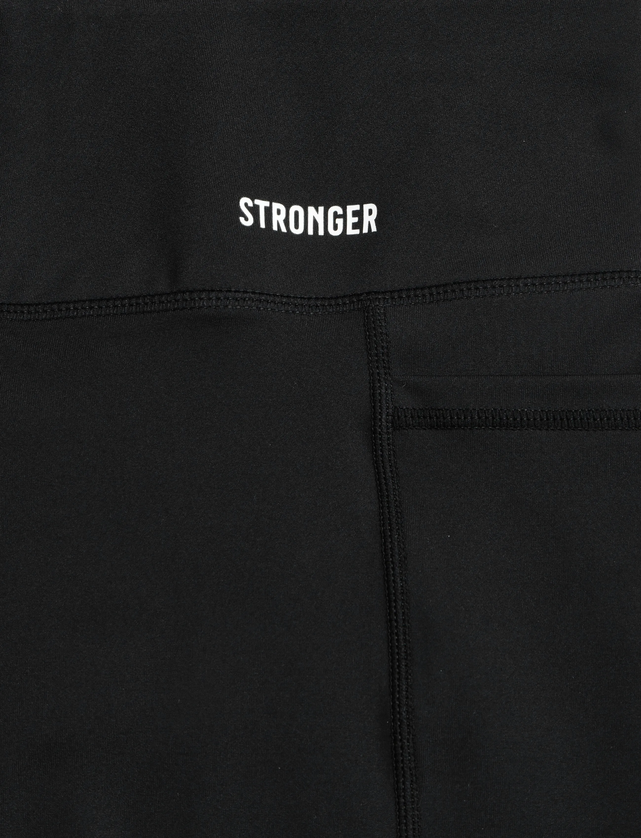 STRONGER - Signature Pocket Contouring Shorts - 1/2 länge - black - 5