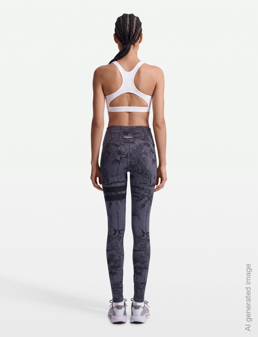 STRONGER - The Signature One Leggings - täispikkus - dark toile print - 4