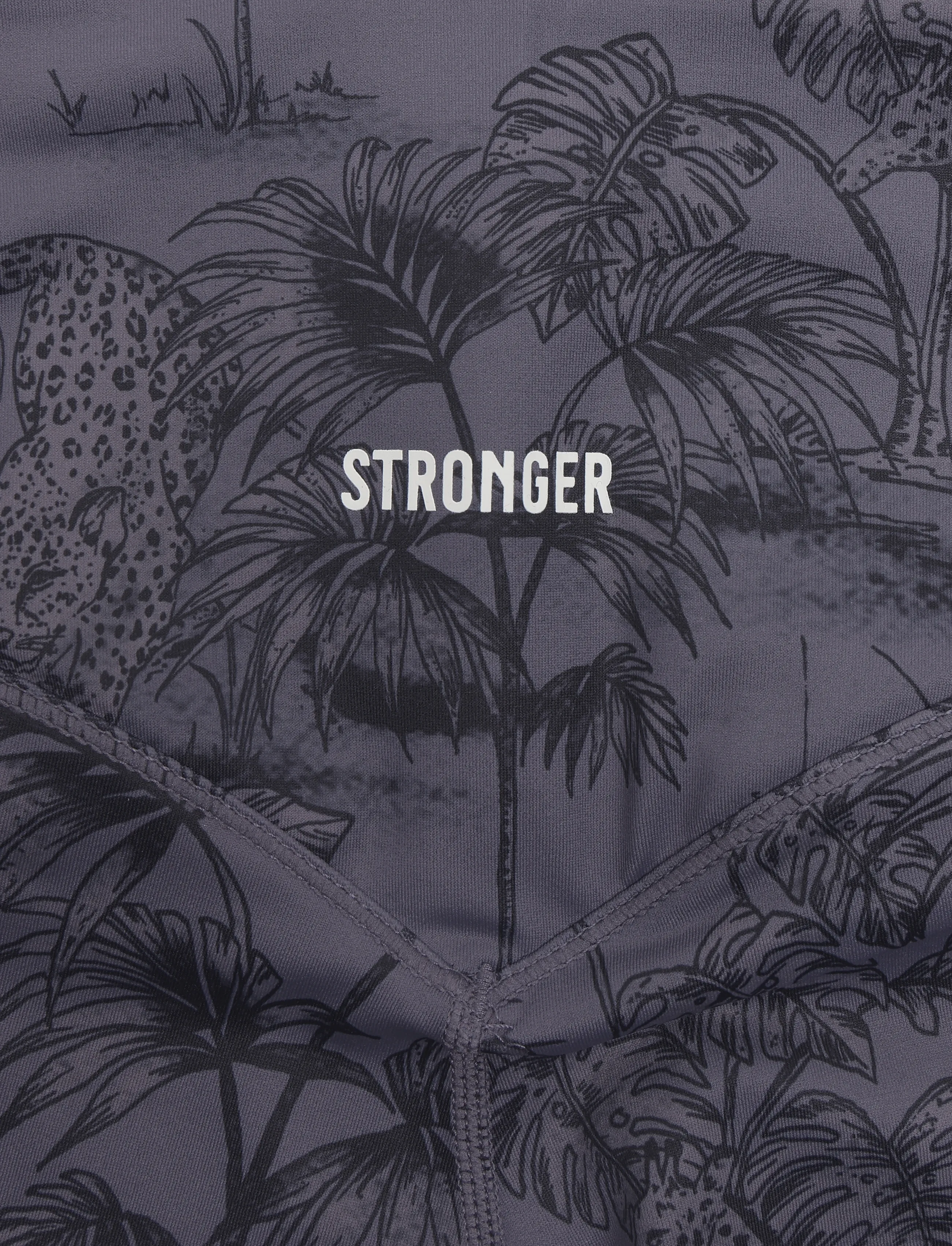 STRONGER - The Signature One Leggings - full length - dark toile print - 2