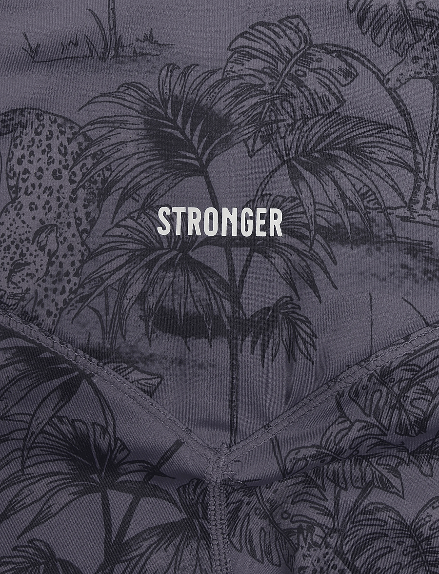 STRONGER - The Signature One Leggings - full längd - dark toile print - 2