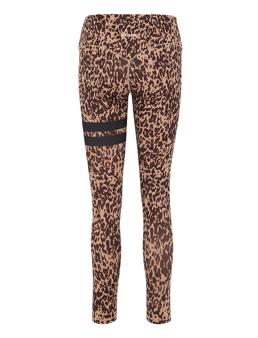 STRONGER - The Signature One Leggings - full längd - leo rush print - 2