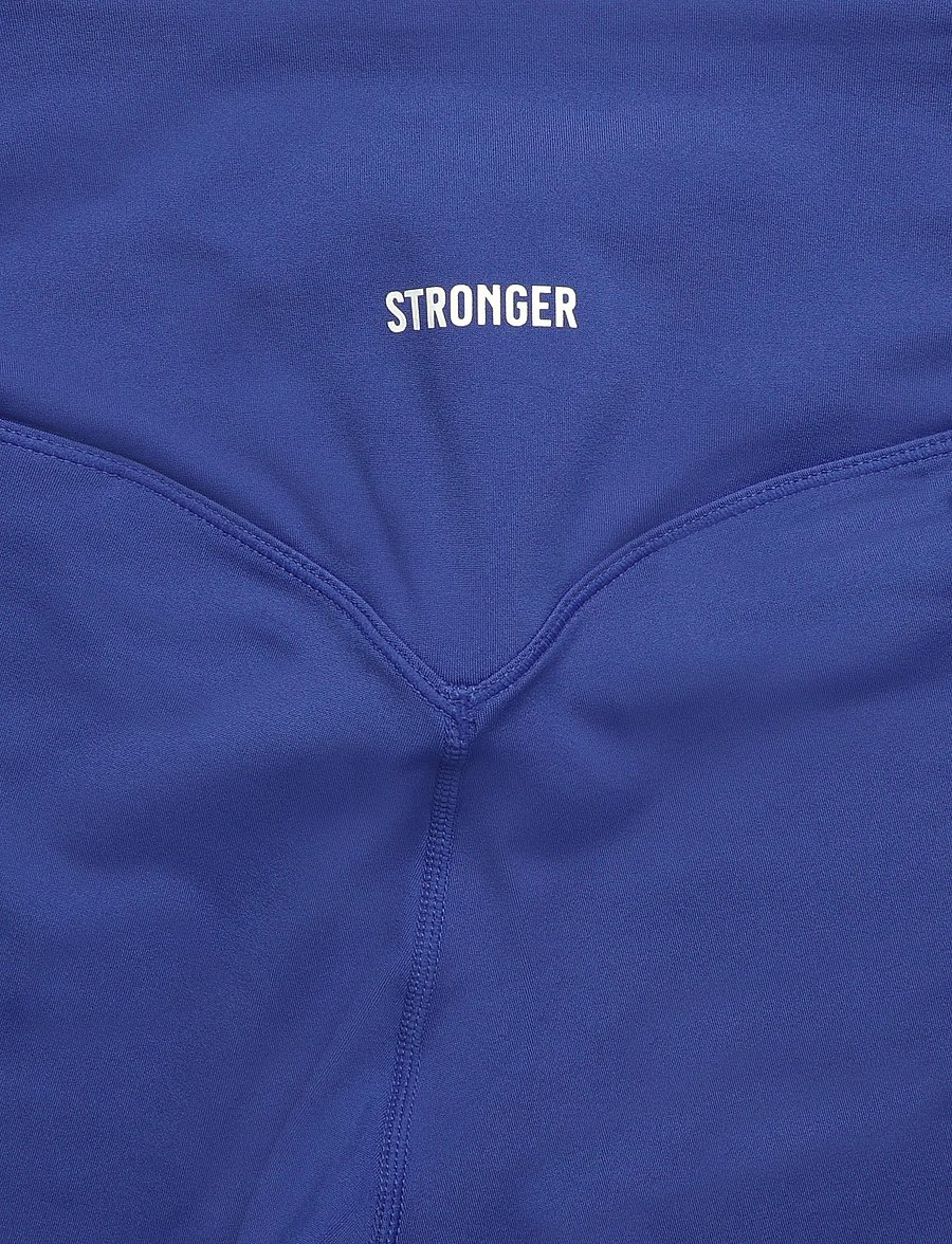 STRONGER - The Signature One Leggings - full längd - stronger blue - 2