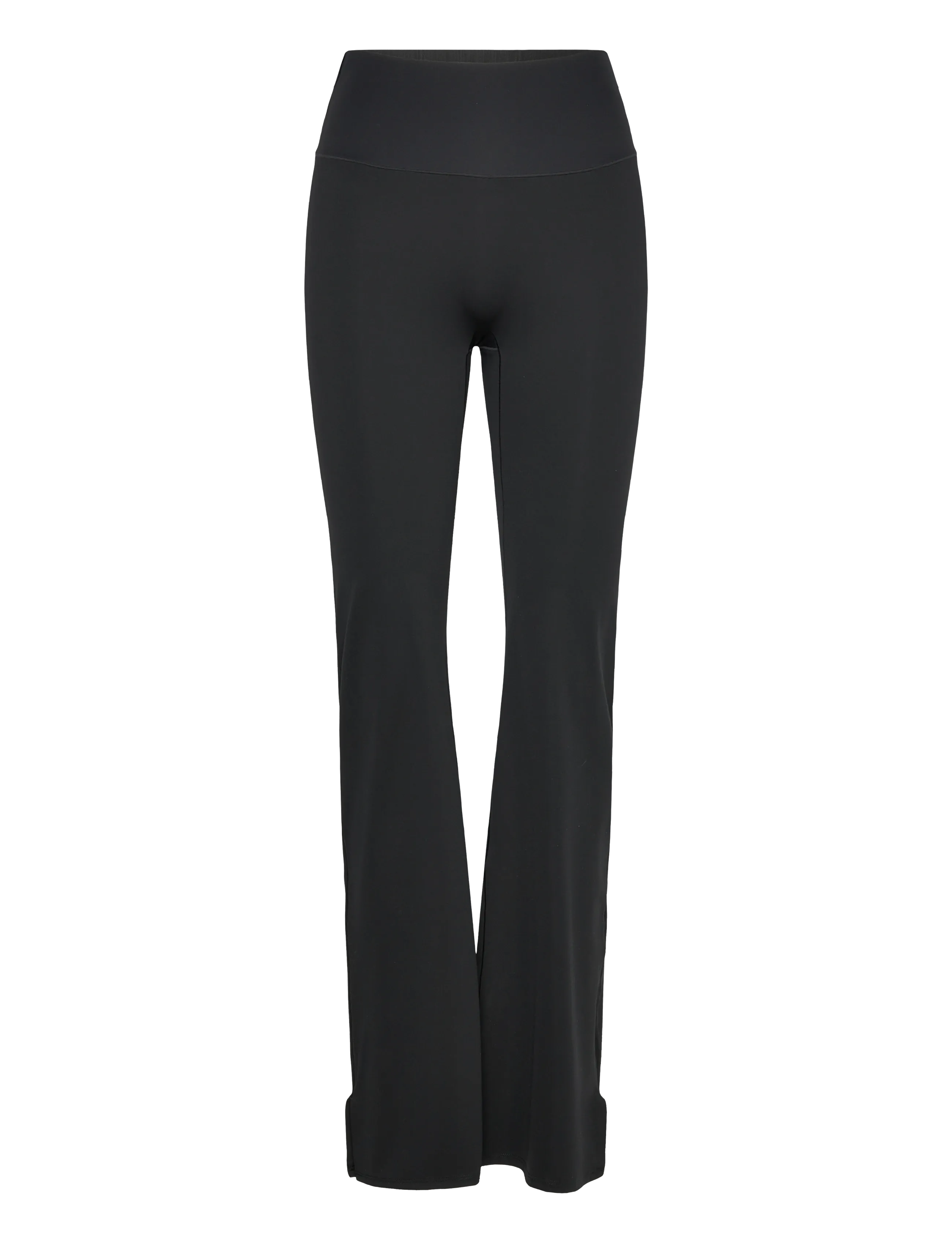 STRONGER Sleek Flared Leggings - Yoga & Pilates - BLACK / black
