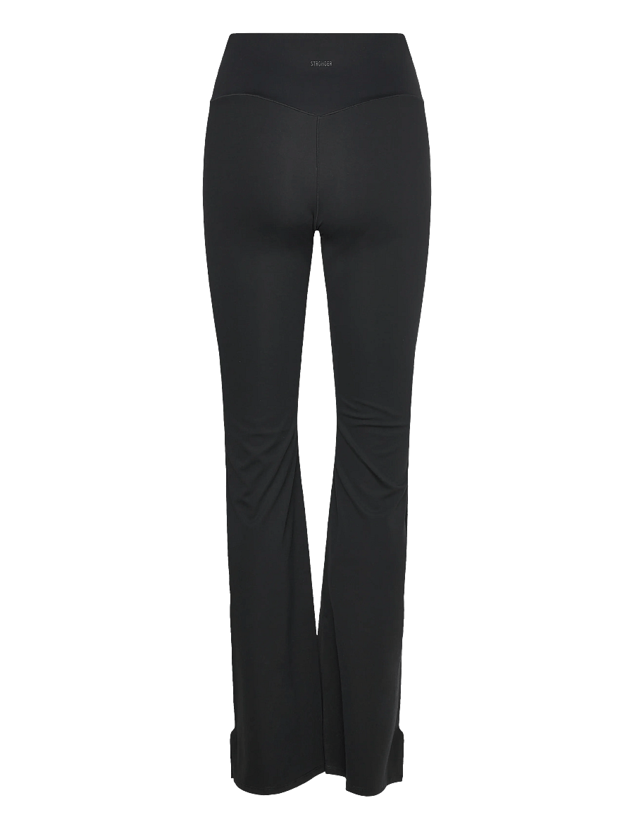 STRONGER - Sleek Flared Leggings - volledige lengte - black - 1