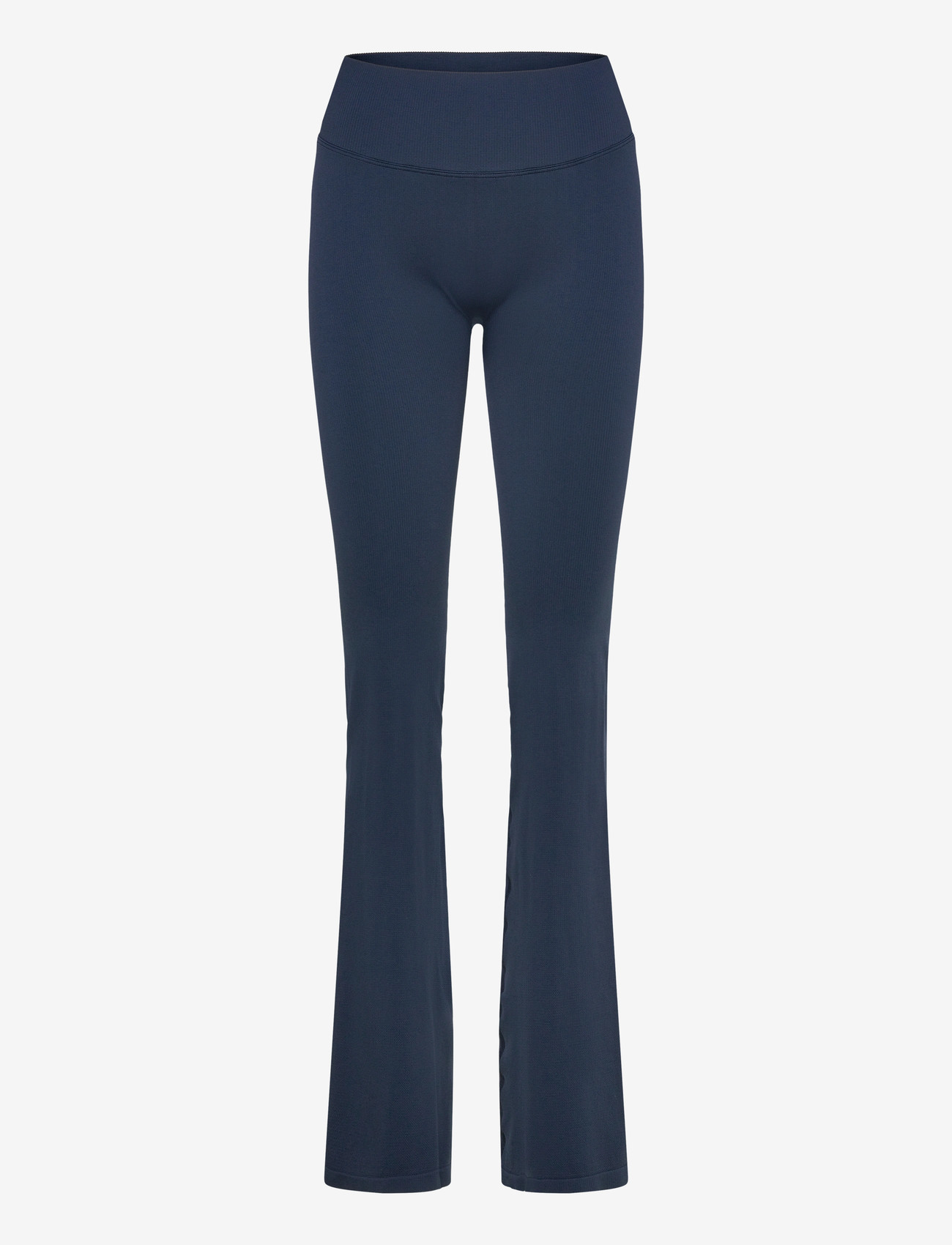 STRONGER - Seamless Contour Ribbed Bootcut Leggings - training tights - navy blazer - 0