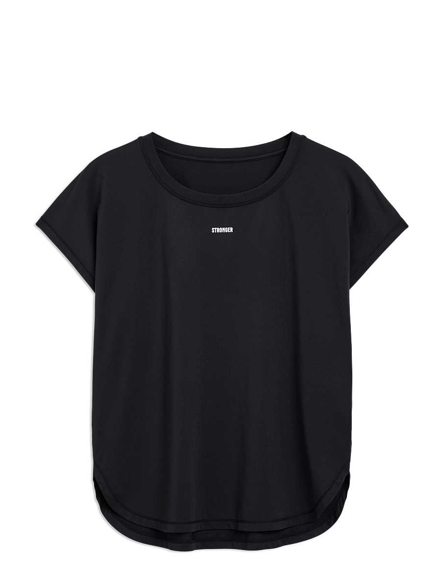 STRONGER - Drop T-shirt - t-shirts - black - 1
