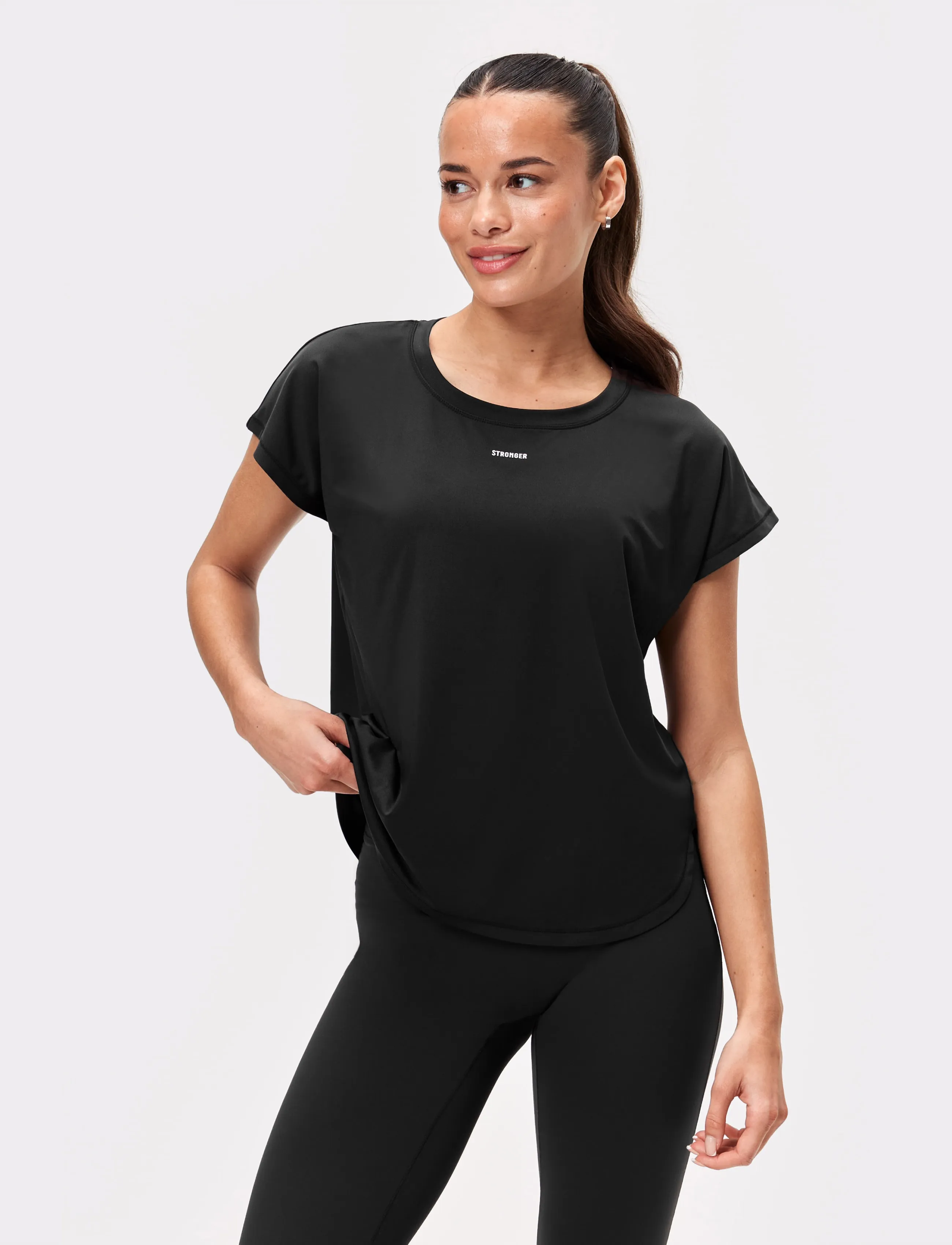 STRONGER - Drop T-shirt - t-shirts - black - 2