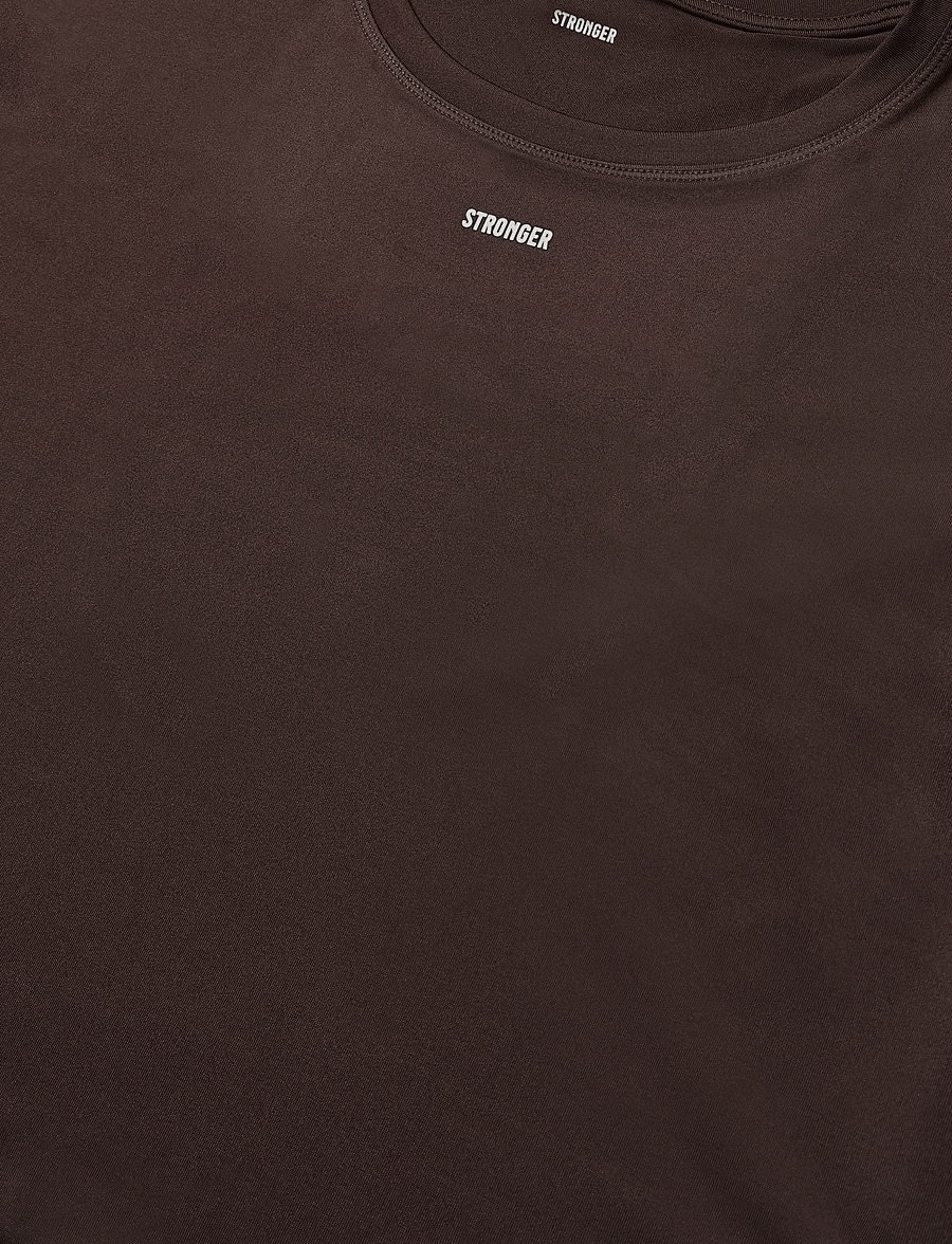 STRONGER - Drop T-shirt - t-särgid - black coffee - 5