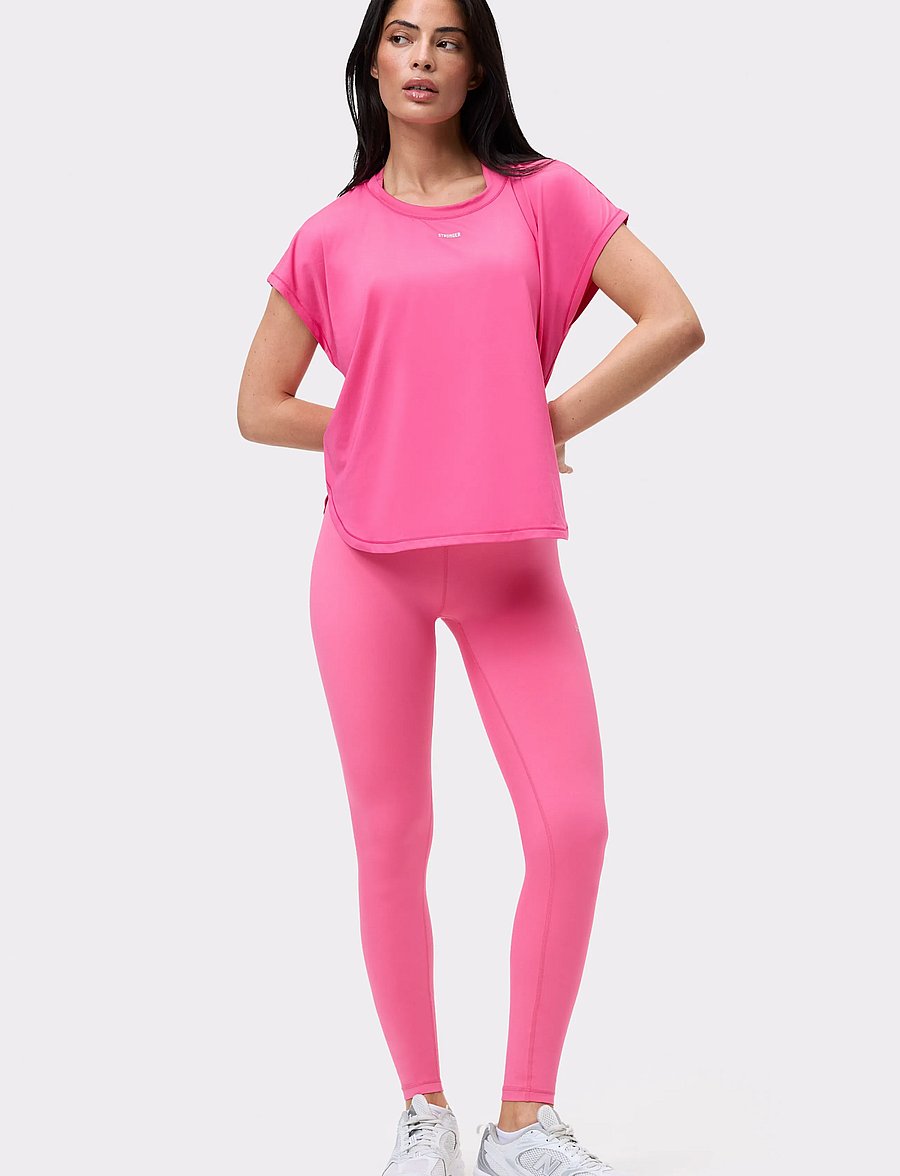 STRONGER - Drop T-shirt - t-shirts - fandango pink - 0
